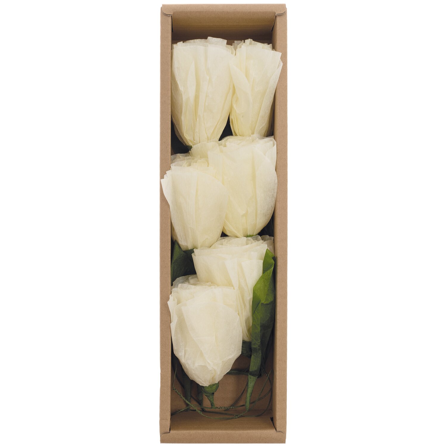 Papierblumen Girlande creme 180cm von Rico Design