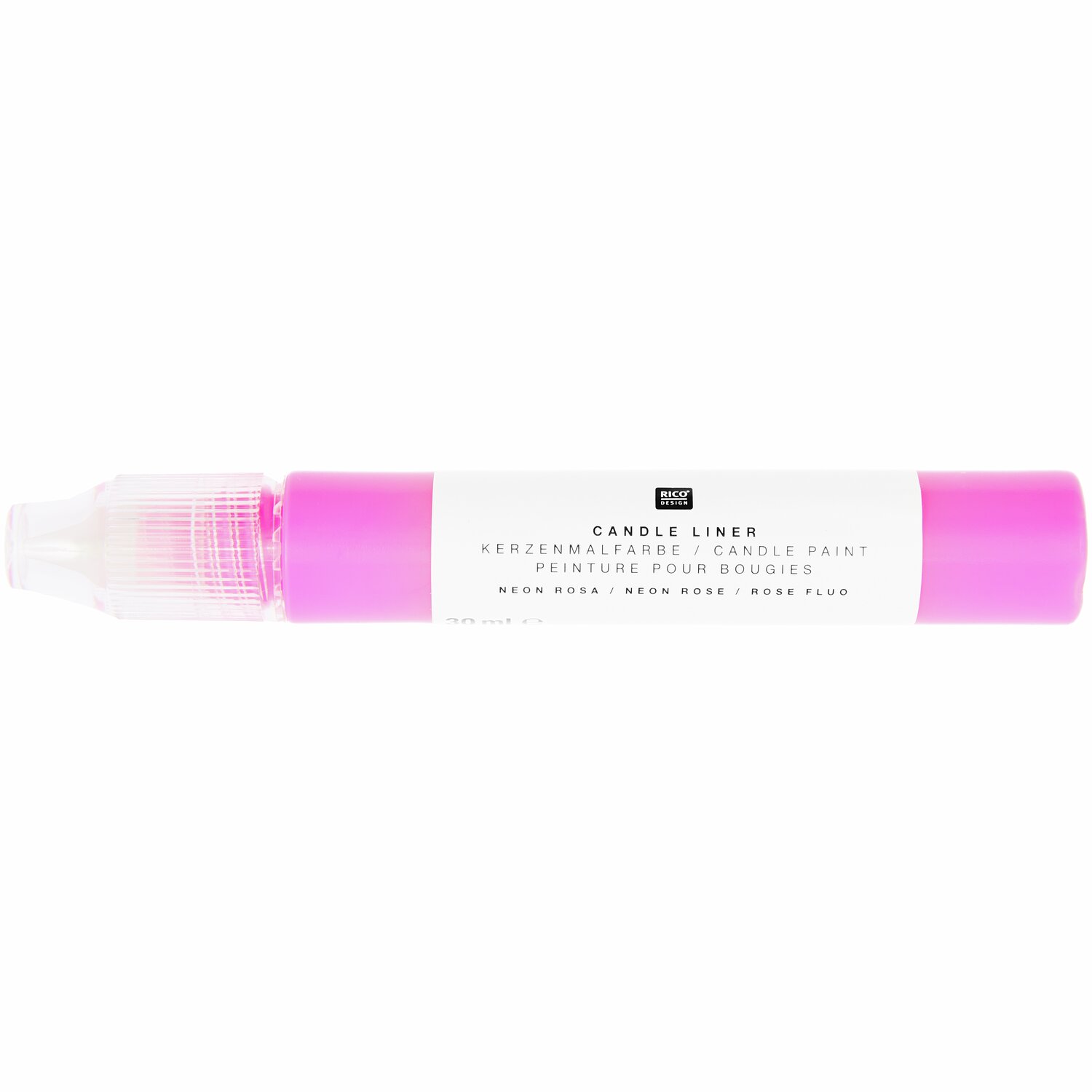 Rico Design Candle Liner Kerzenmalfarbe 30ml Neonrosa