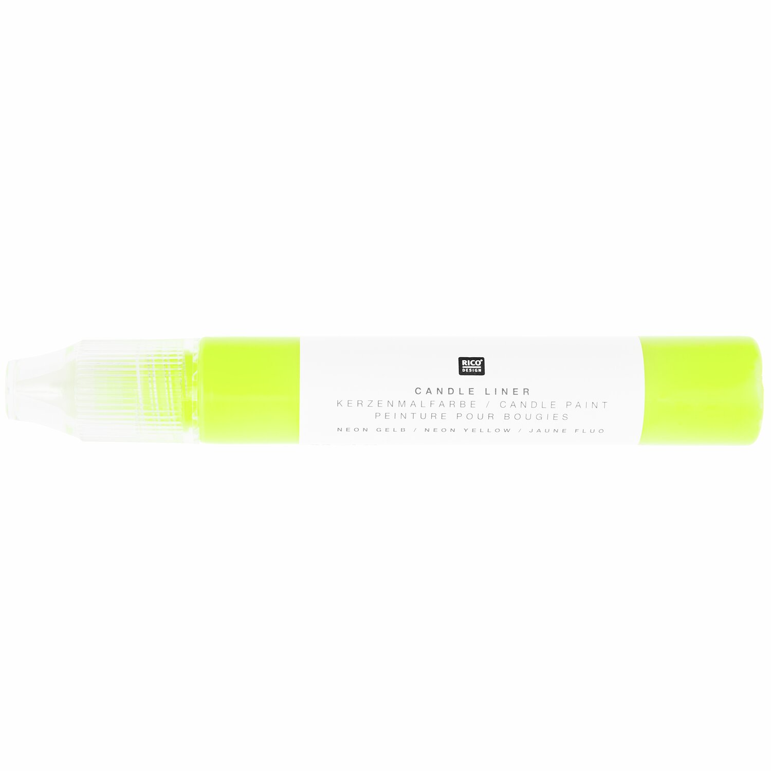 Rico Design Candle Liner Kerzenmalfarbe 30ml Neongelb