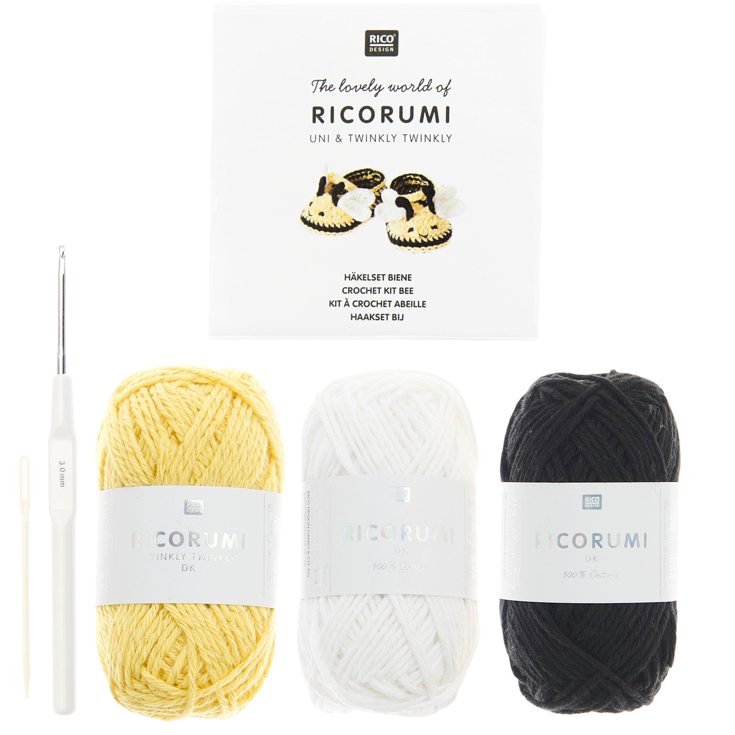 Ricorumi Häkelset Baby Booties Biene Ricorumi Häkelset Baby Booties Biene