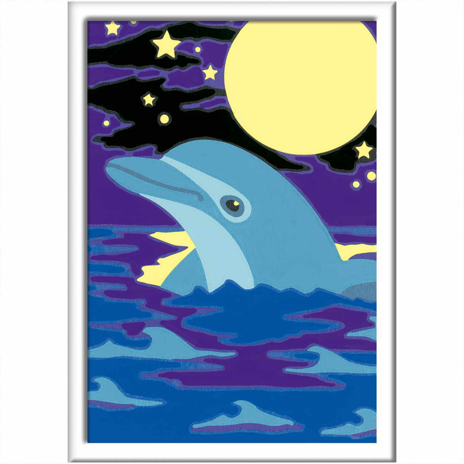 Malen nach Zahlen Kleiner Delfin