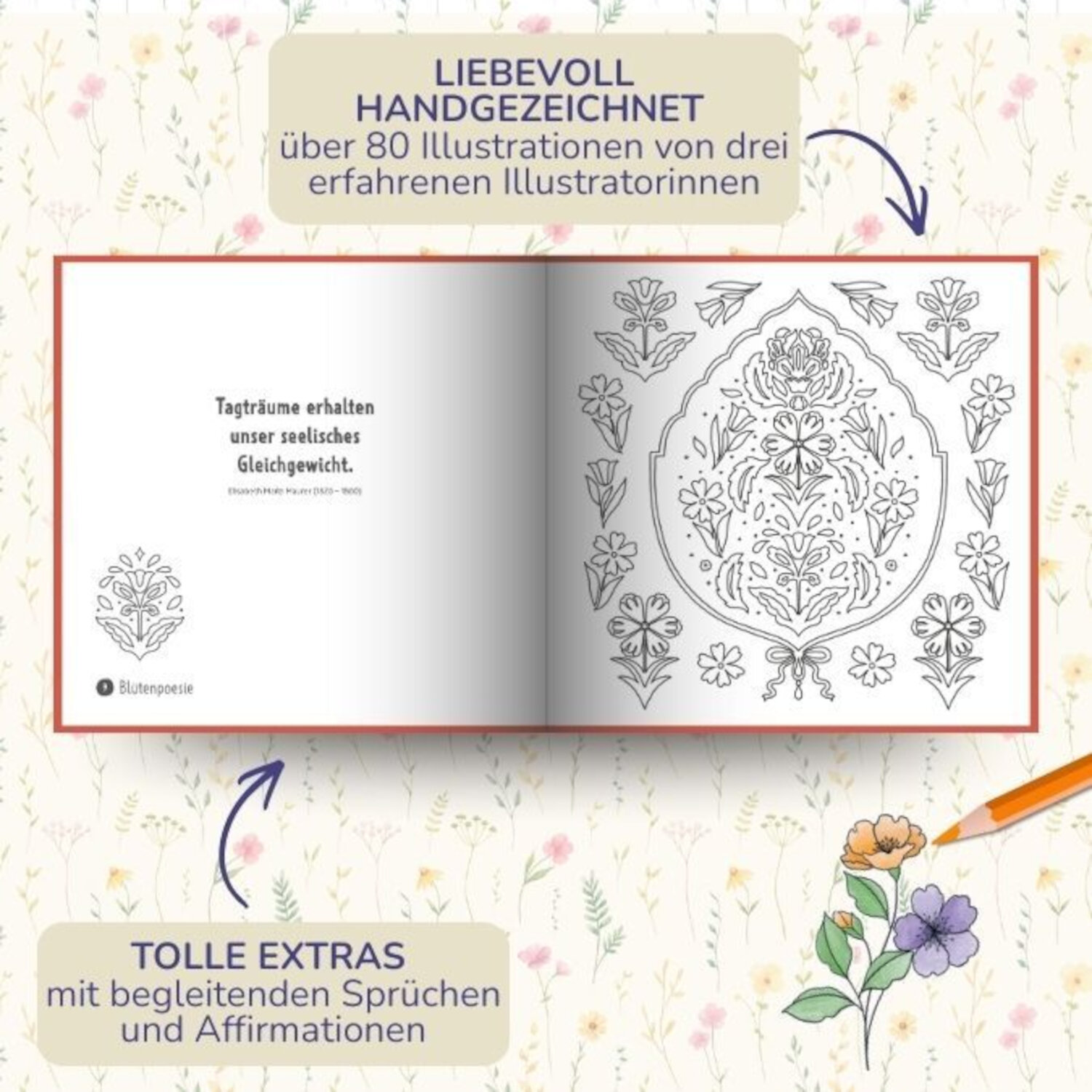 Colorful World - Blütentanz von frechverlag