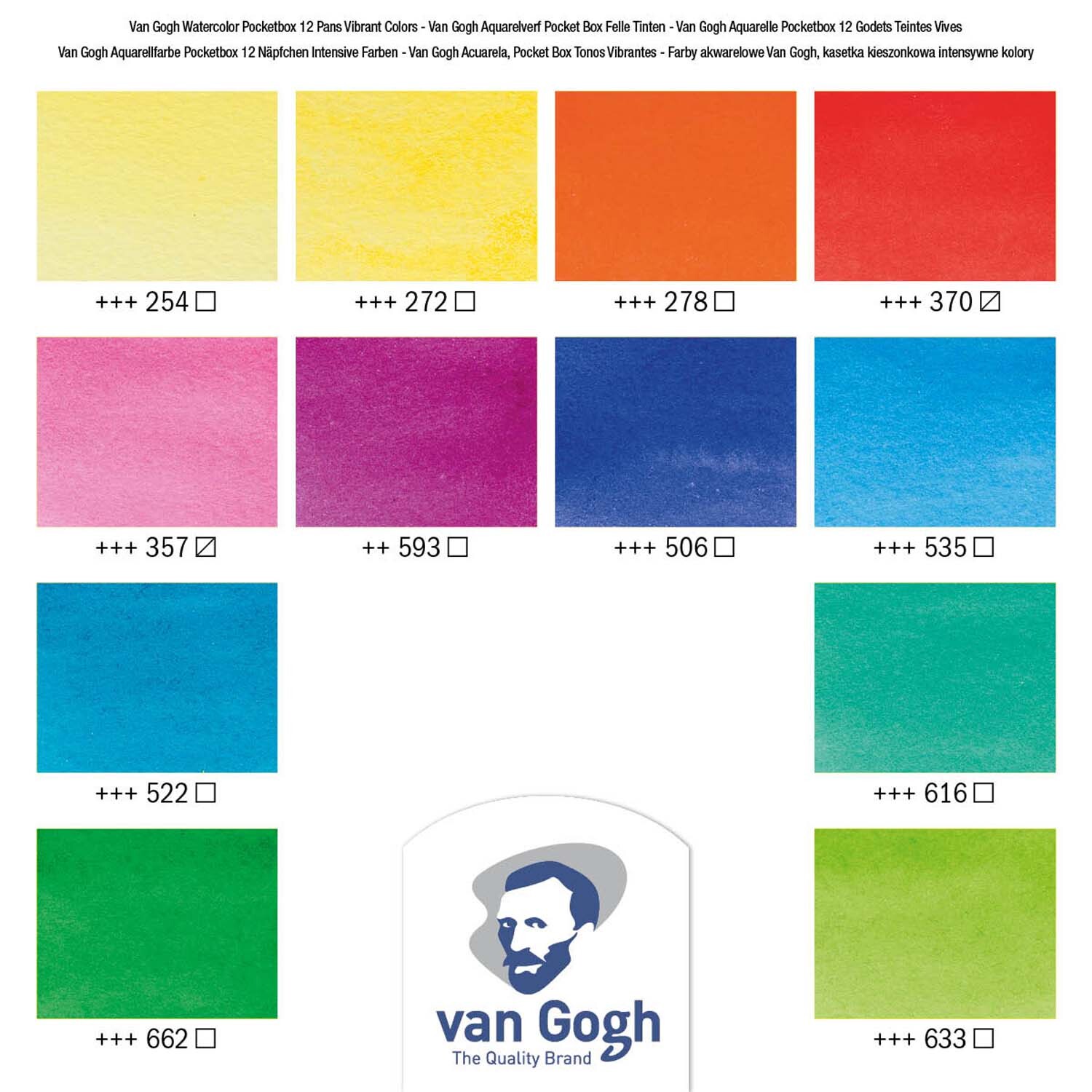 Aquarell Set intensive Farben 12 Näpfchen Aquarell Set intensive Farben 12 Näpfchen