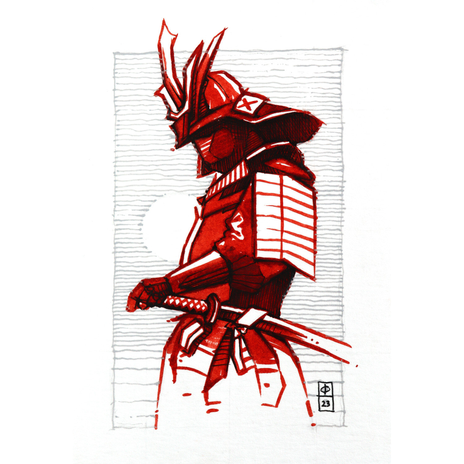 Kreativ-Set Samurai von Royal Talens