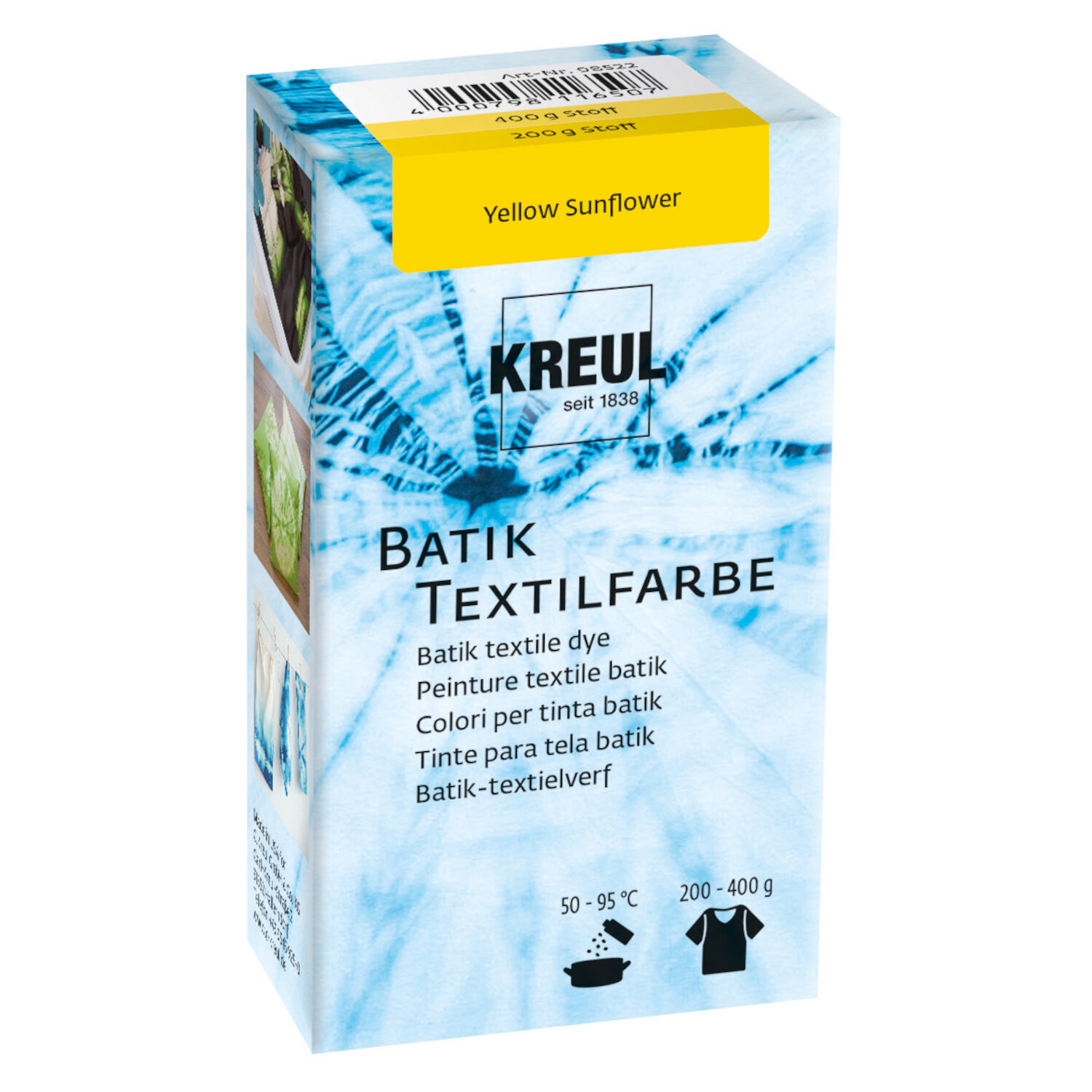Javana Batik-Textilfarbe  70g Farbe Yellow Sunflower von C.Kreul 