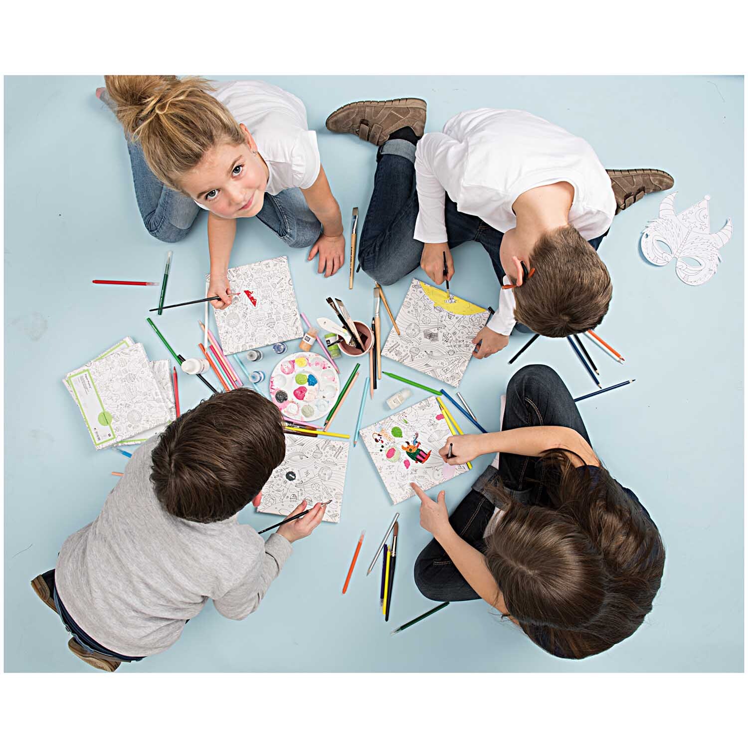 Paper Poetry Girlande Wimpel zum Ausmalen 3m Paper Poetry Girlande Wimpel zum Ausmalen 3m