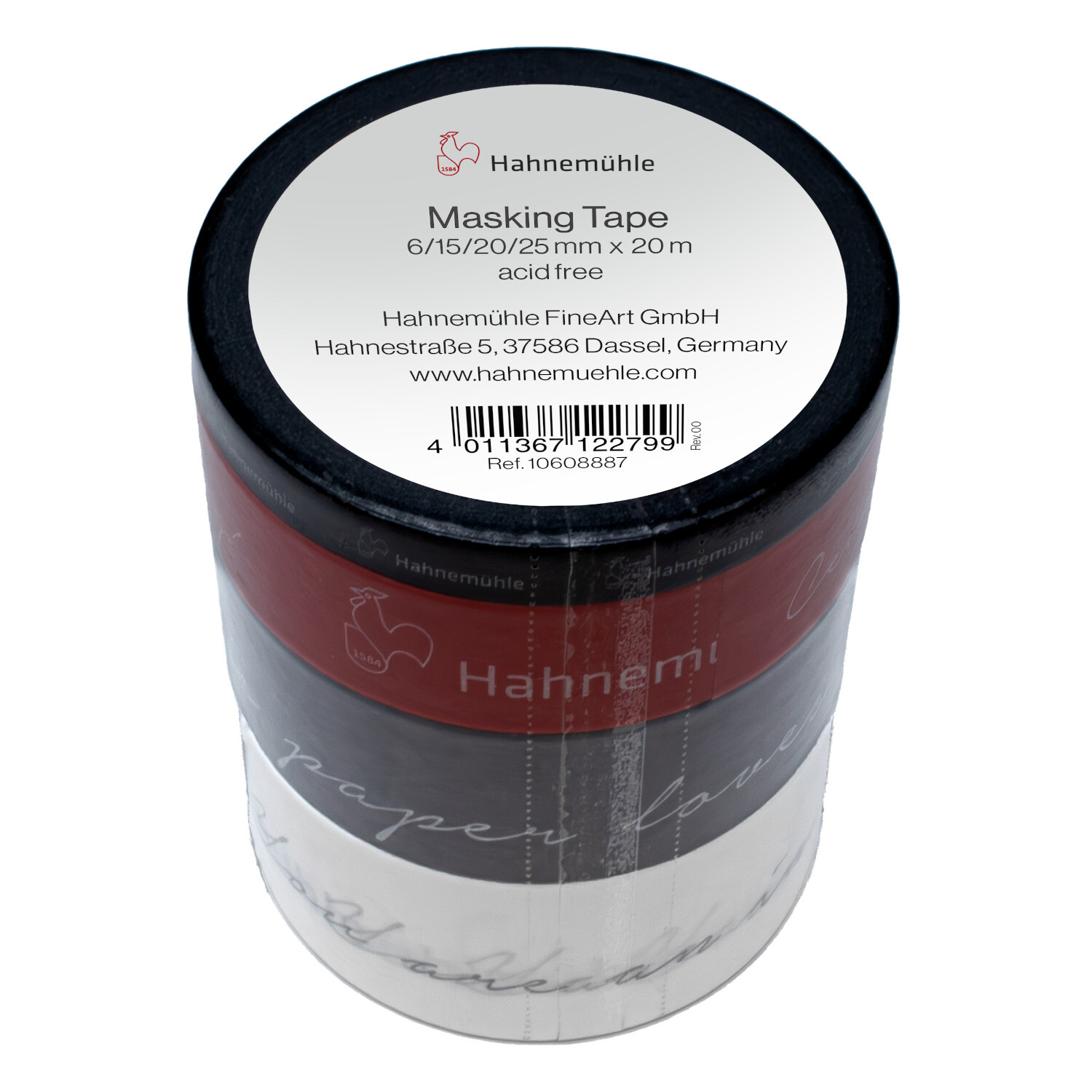 Masking Tape Set 4-teilig 20m von Hahnemühle FineArt 