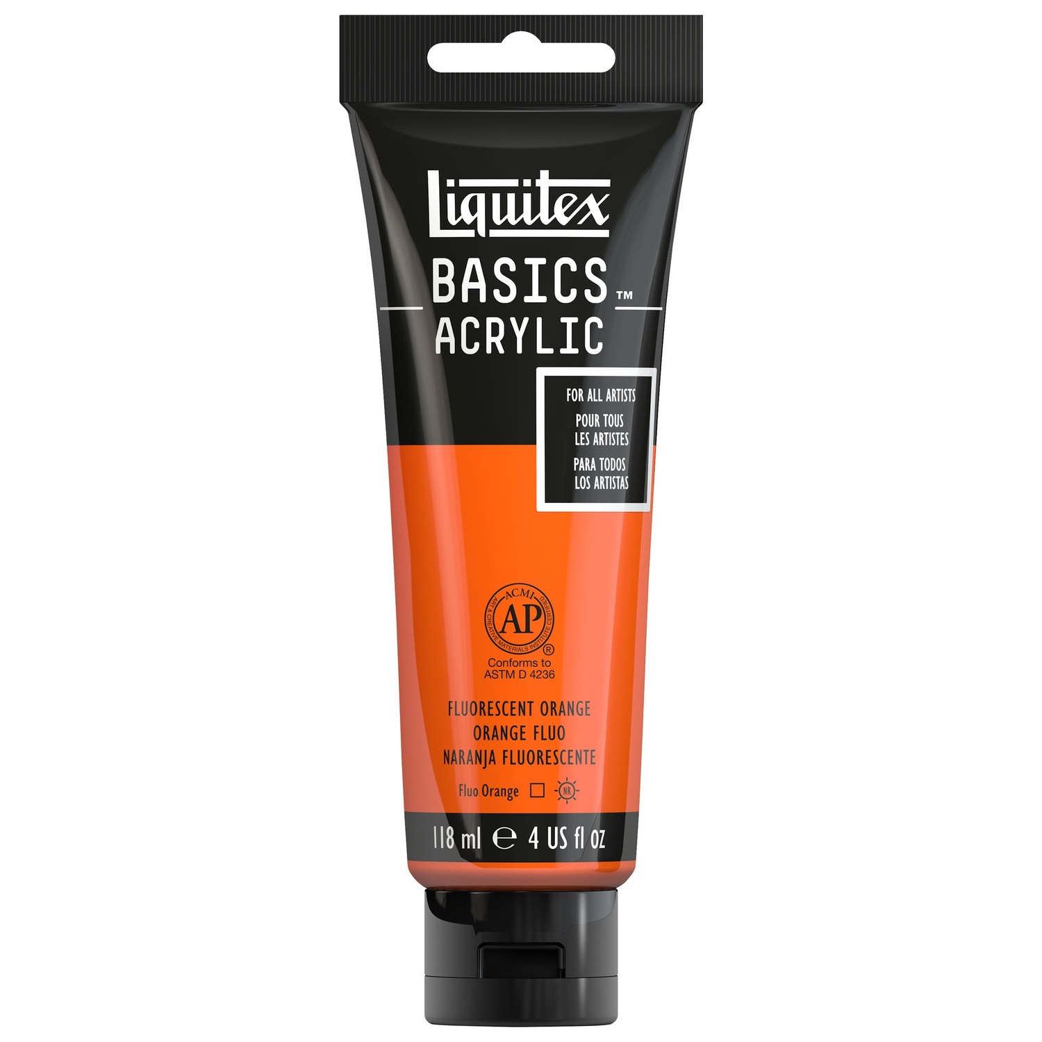Liquitex Basics Acrylfarbe 118ml Orange Fluo