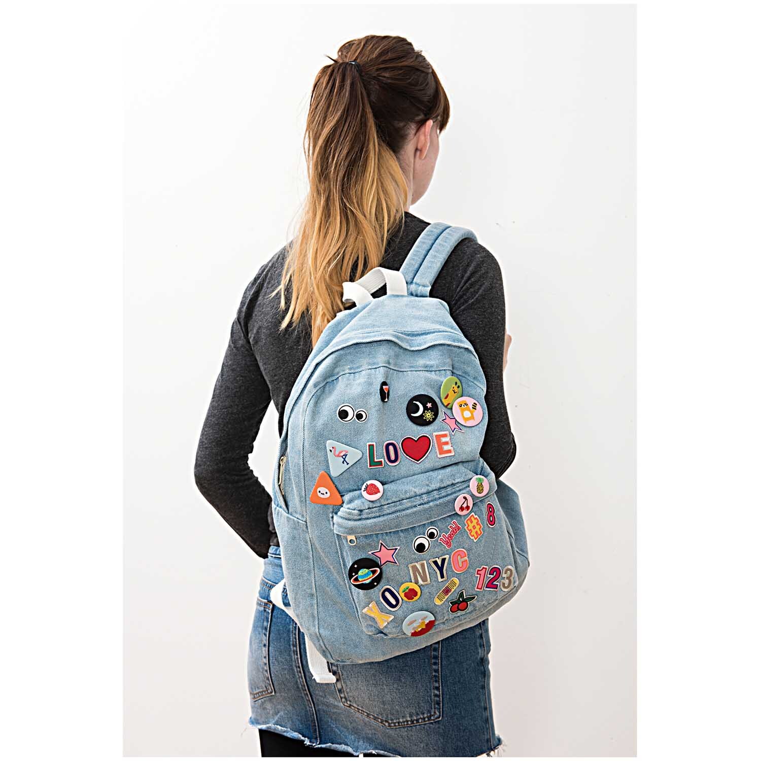 Button Giraffe 40mm von Rico Design