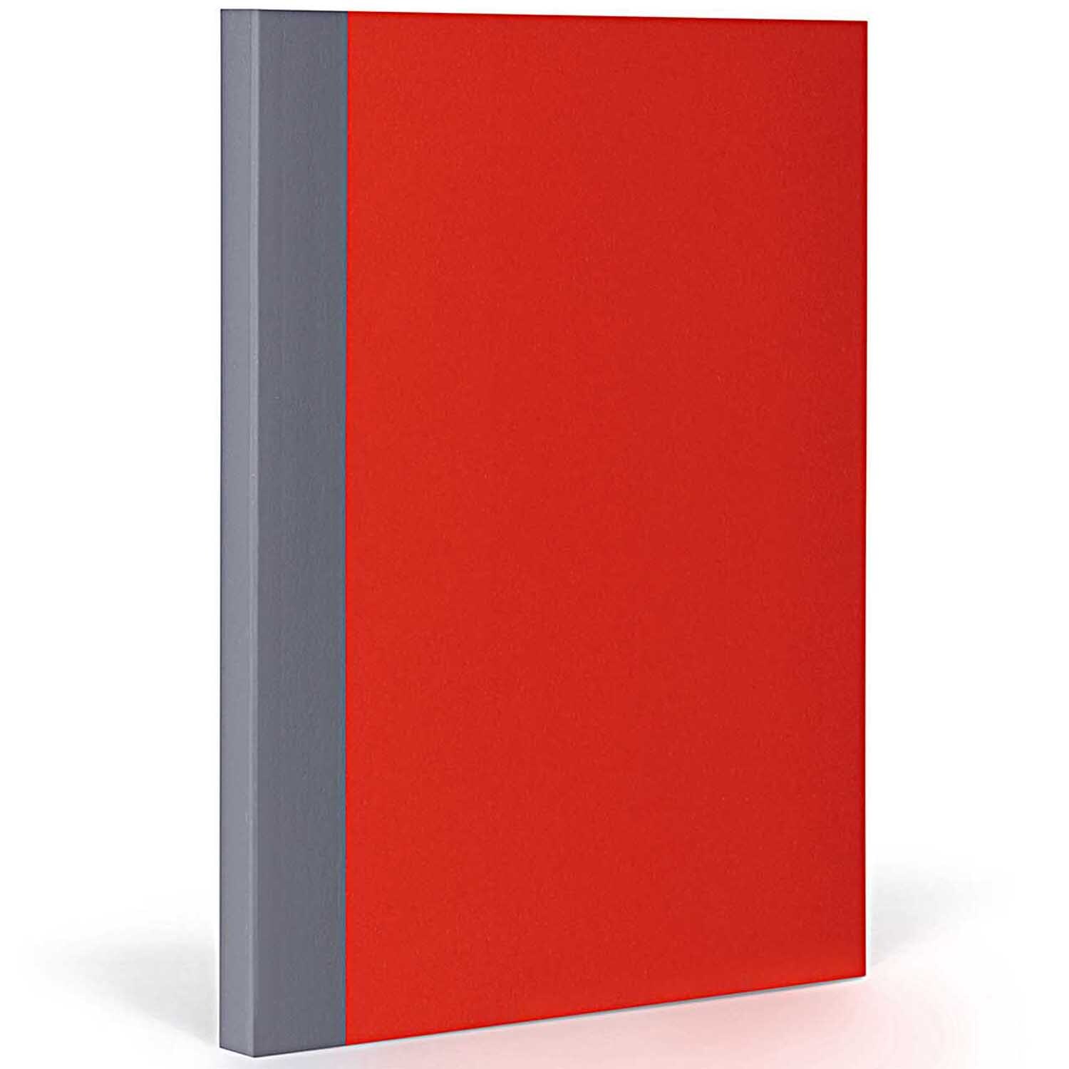 Notizbuch XL liniert cherry-grey