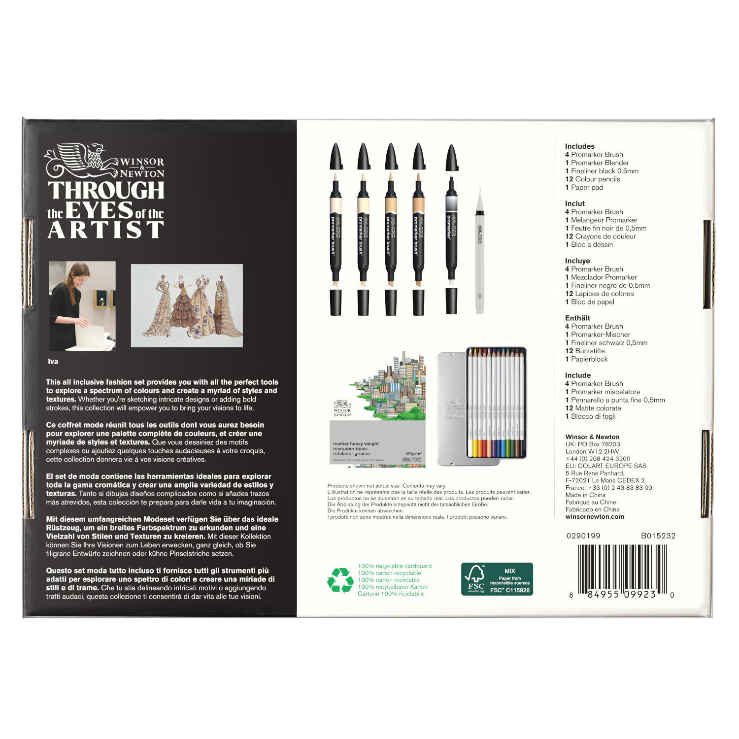 Mixed Media Fashion Set von COLART EUROPE 