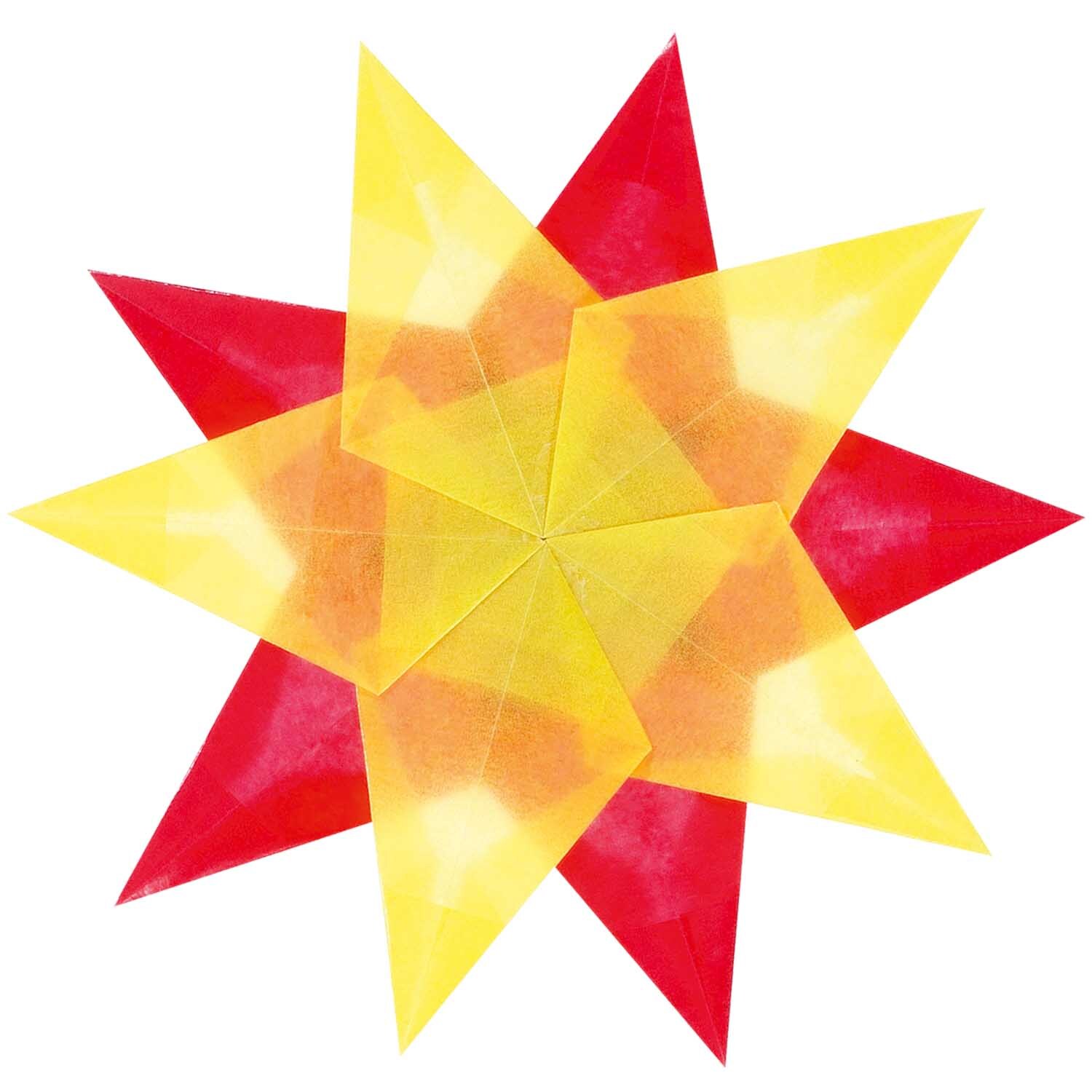 Transparentpapier mehrfarbig 18,5x29,7cm 10 Blatt