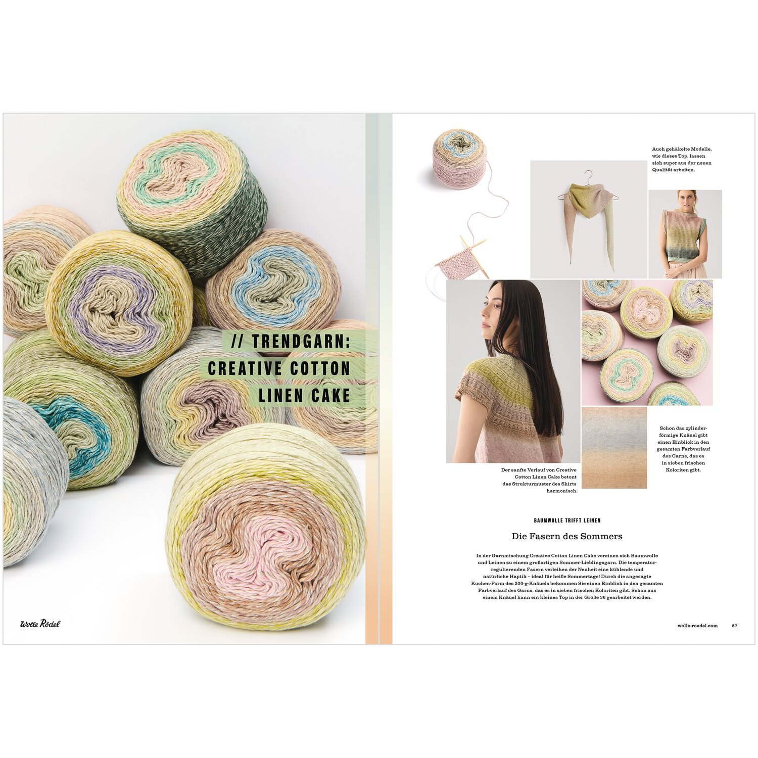 Die Neue Masche No. 15 Frühjahr-Sommer von idee. Creativmarkt