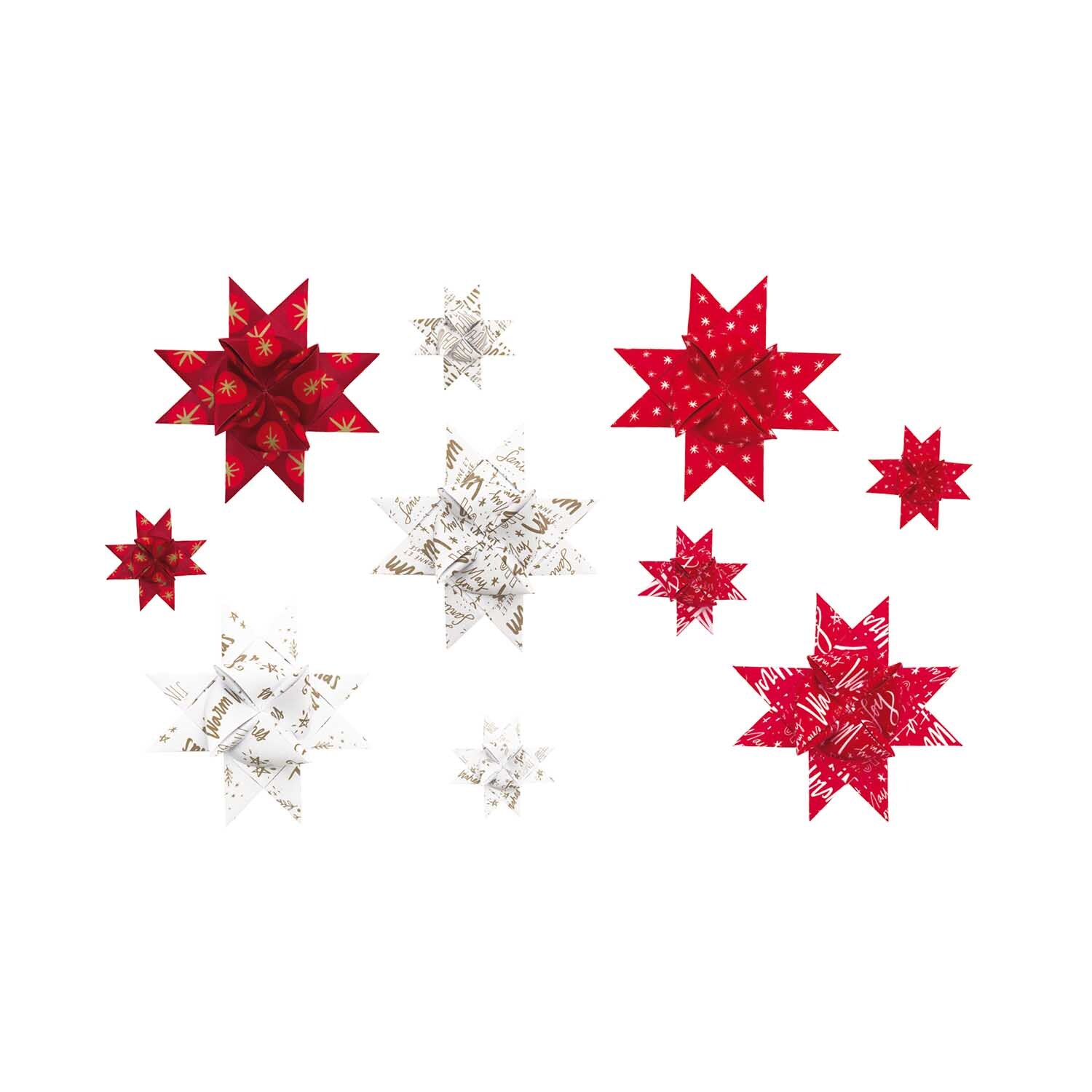 Paper Poetry Fröbelstreifen Jolly Christmas Schriften Classic 40 Stück von Rico Design