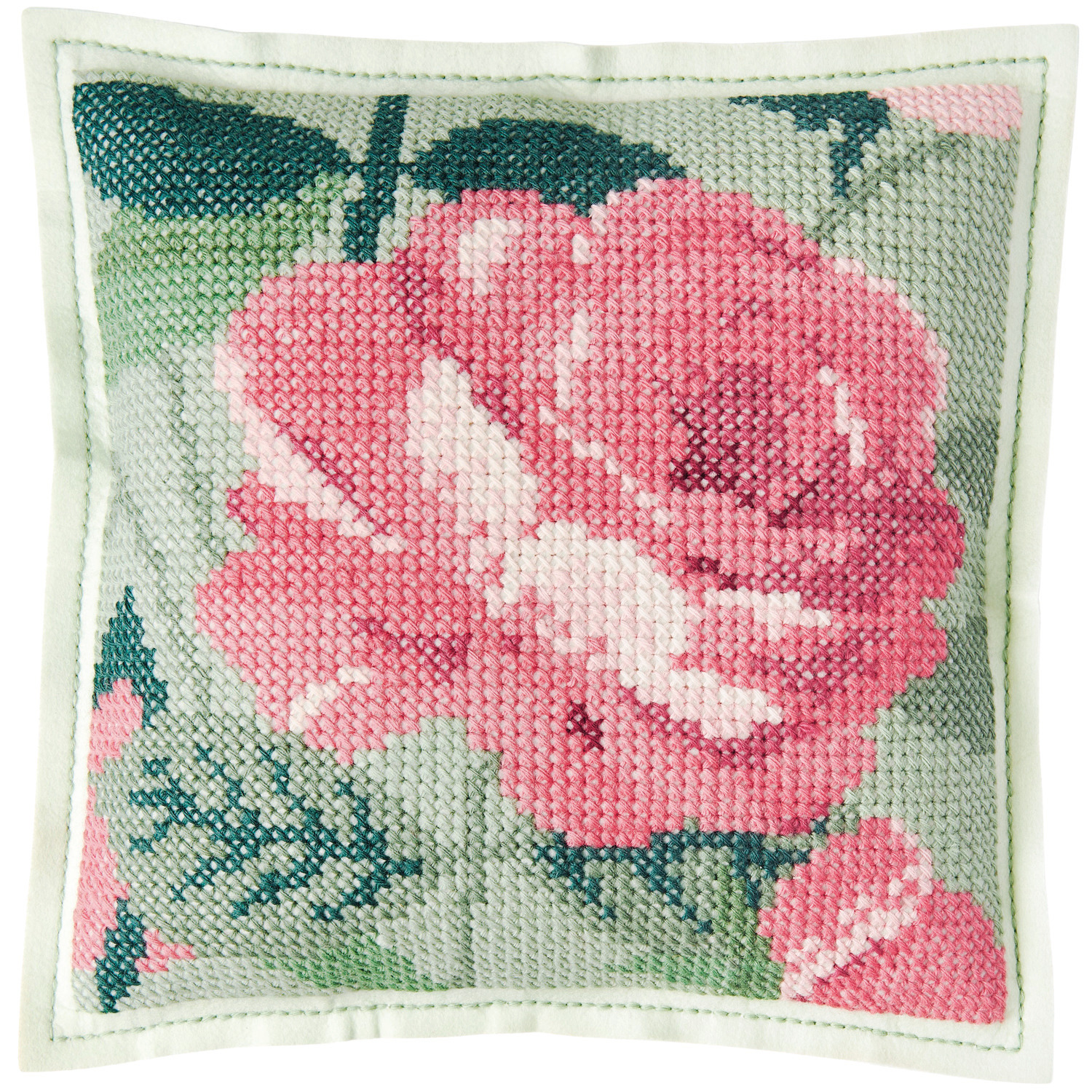 Filzkissen zum Besticken Rose Filzkissen zum Besticken Rose