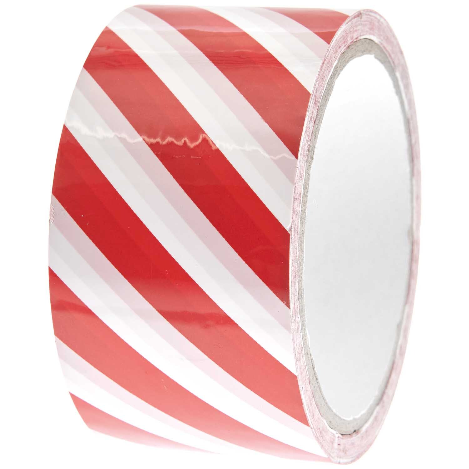 Paper Poetry Paketklebeband rot-weiß 5cm 33m