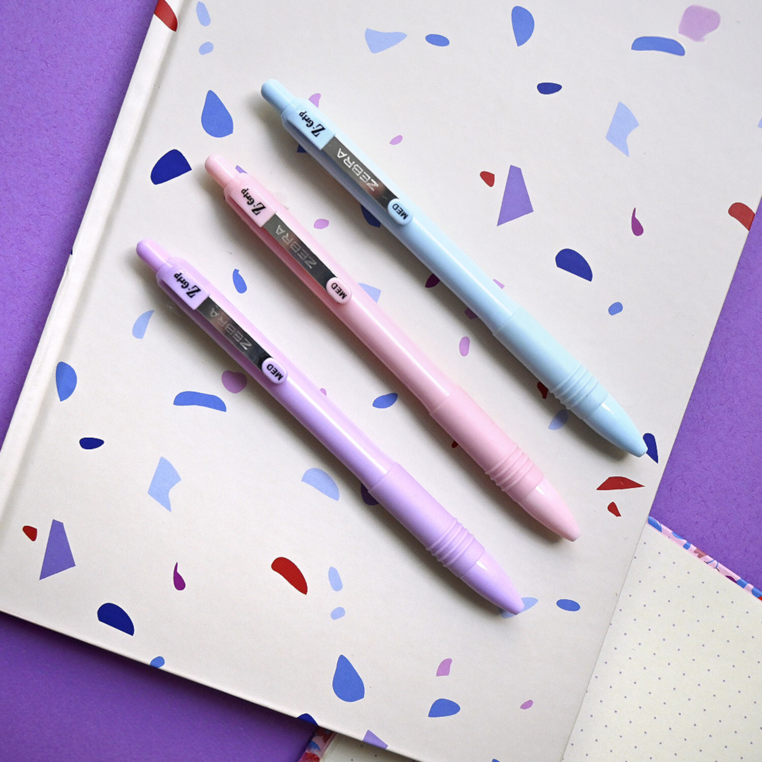 Kugelschreiber Z-Grip Pastell 1mm Farbe Rosa von ZEBRA PEN (UK) 