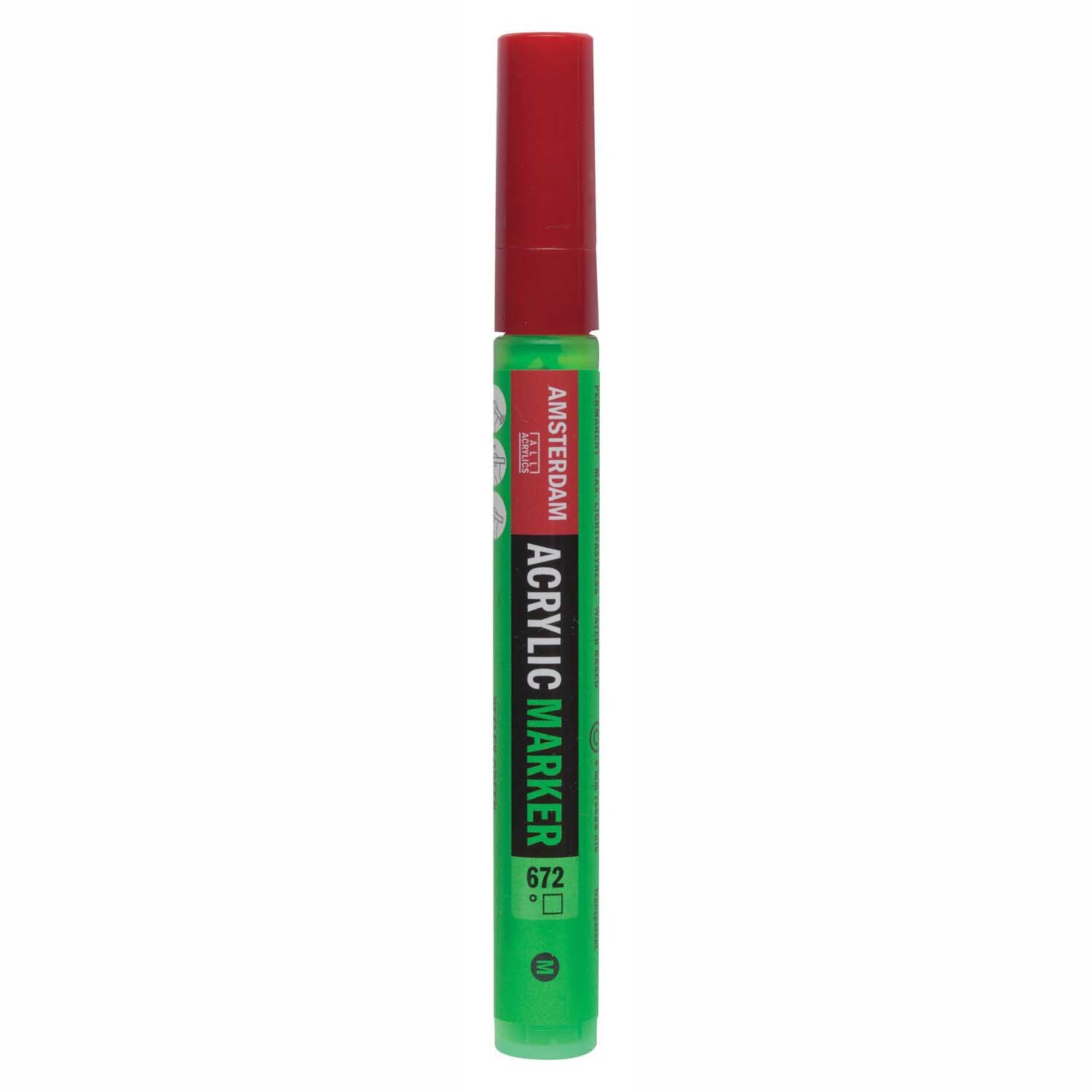 AMSTERDAM Acrylic Marker 3-4mm Reflexgrün