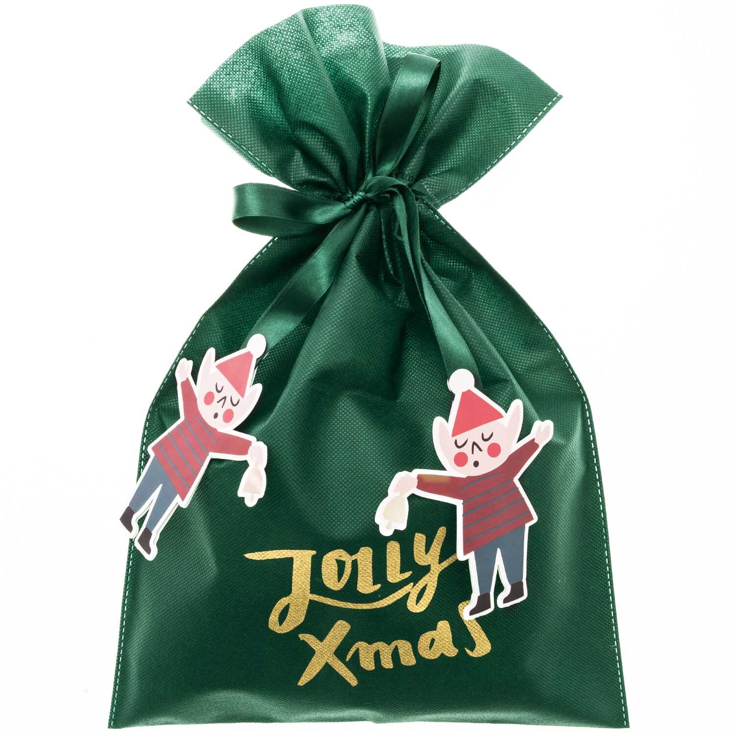 Paper Poetry Geschenktüte Jolly X-Mas grün 30x45cm von Rico Design