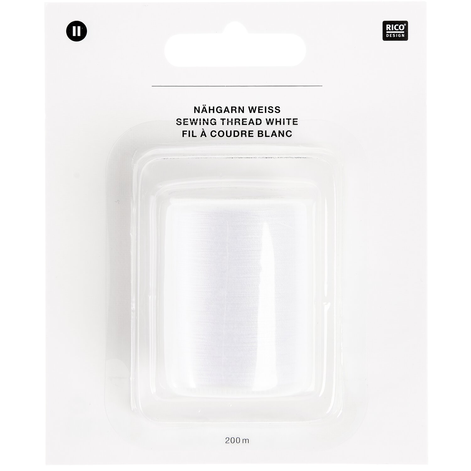 Nähgarn weiß 200m von Rico Design