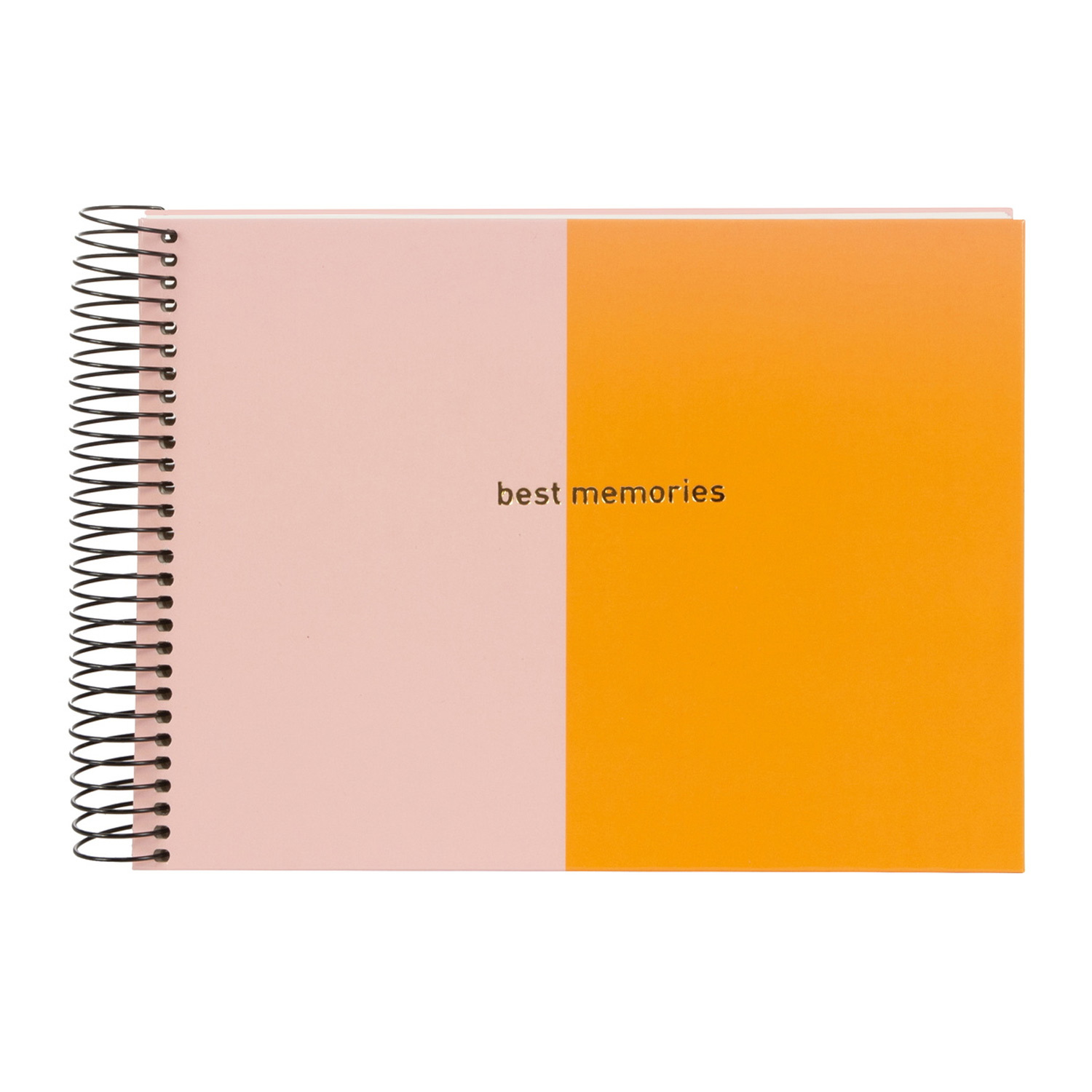 Spiralalbum Coloration Orange/Rosé