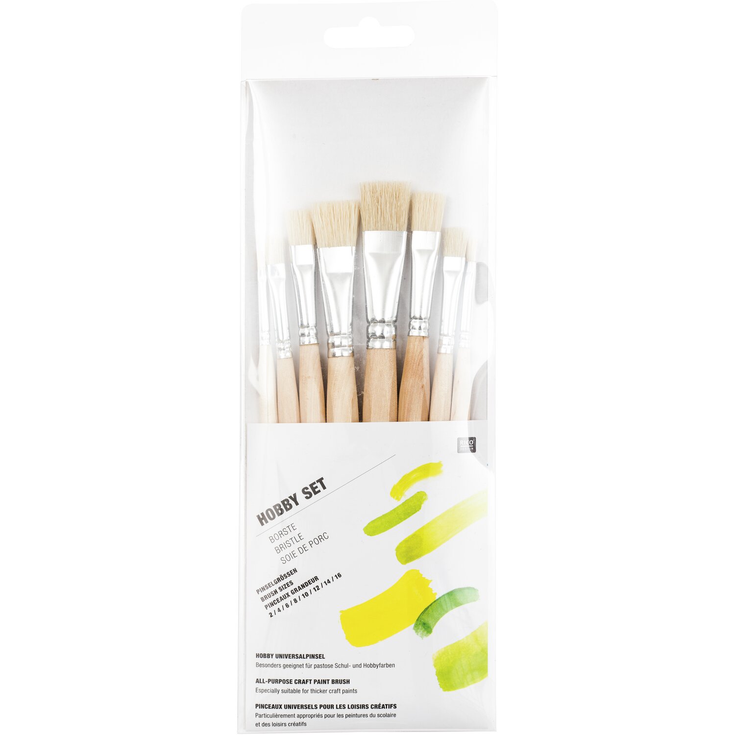 Pinsel Hobby Borsten Set