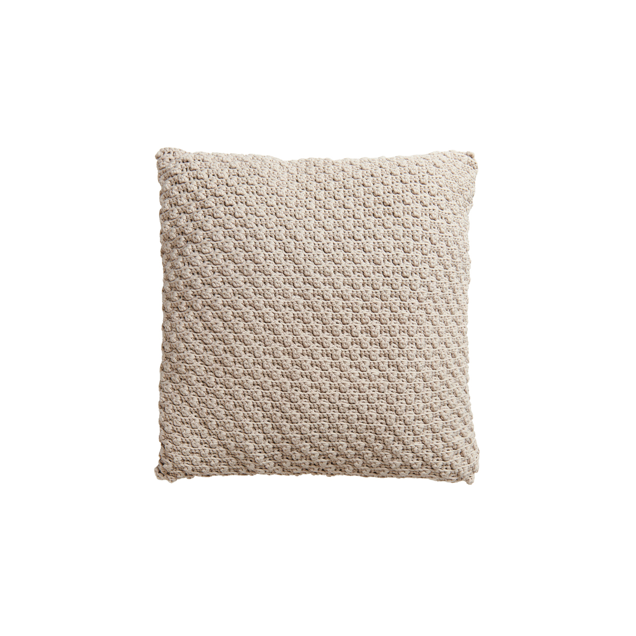 Häkel-Kissen auf hellem Untergrund