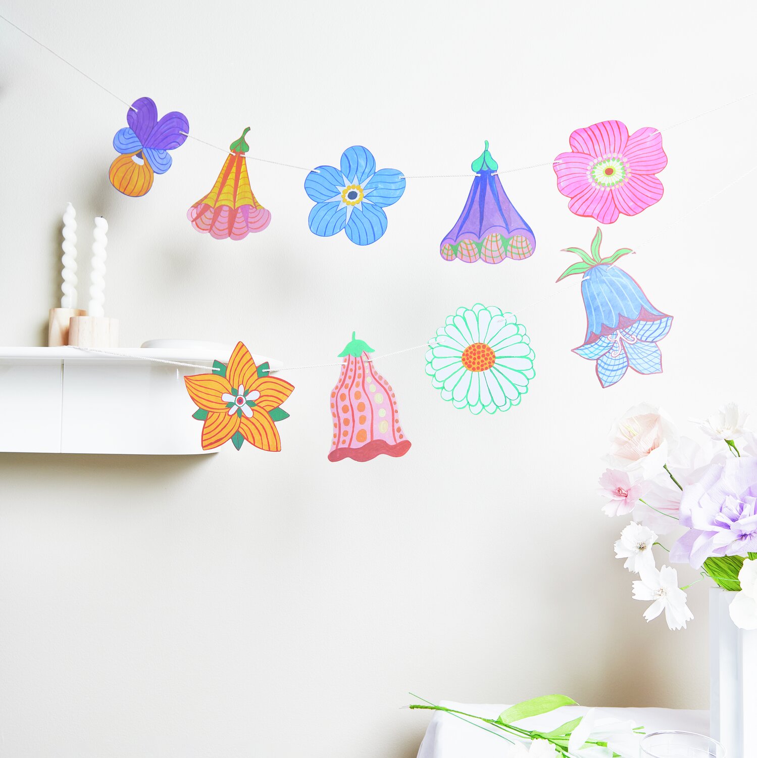 Girlande Midsommar Magic Blumen Girlande Midsommar Magic Blumen