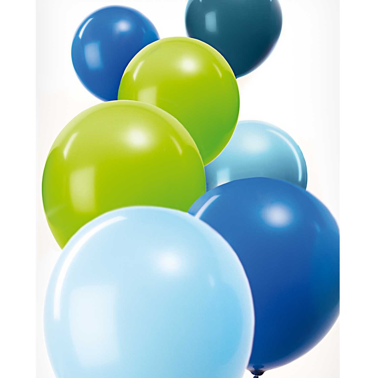 Luftballon Mix aqua 30cm 12 Stück Luftballon Mix aqua 30cm 12 Stück