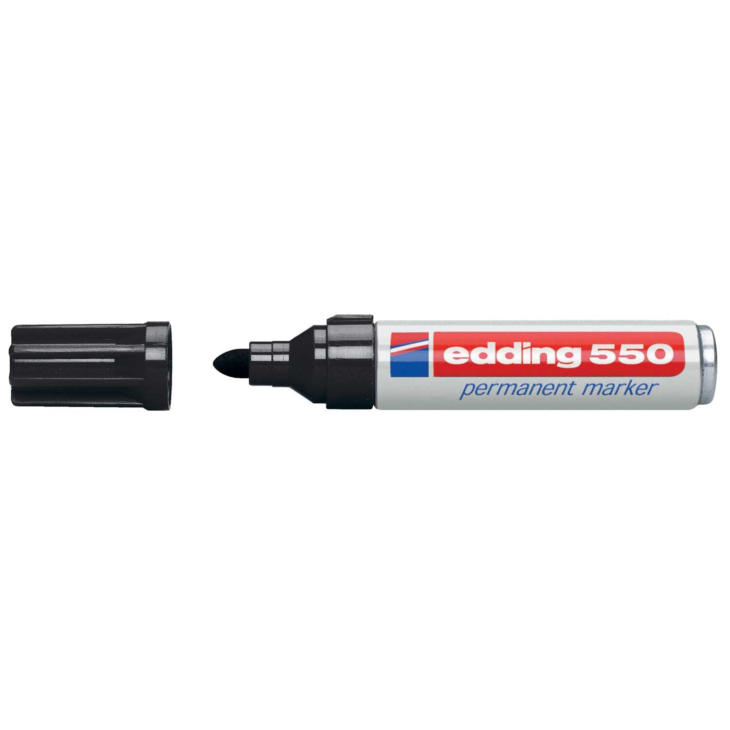 550 Permanentmarker schwarz 3-4mm