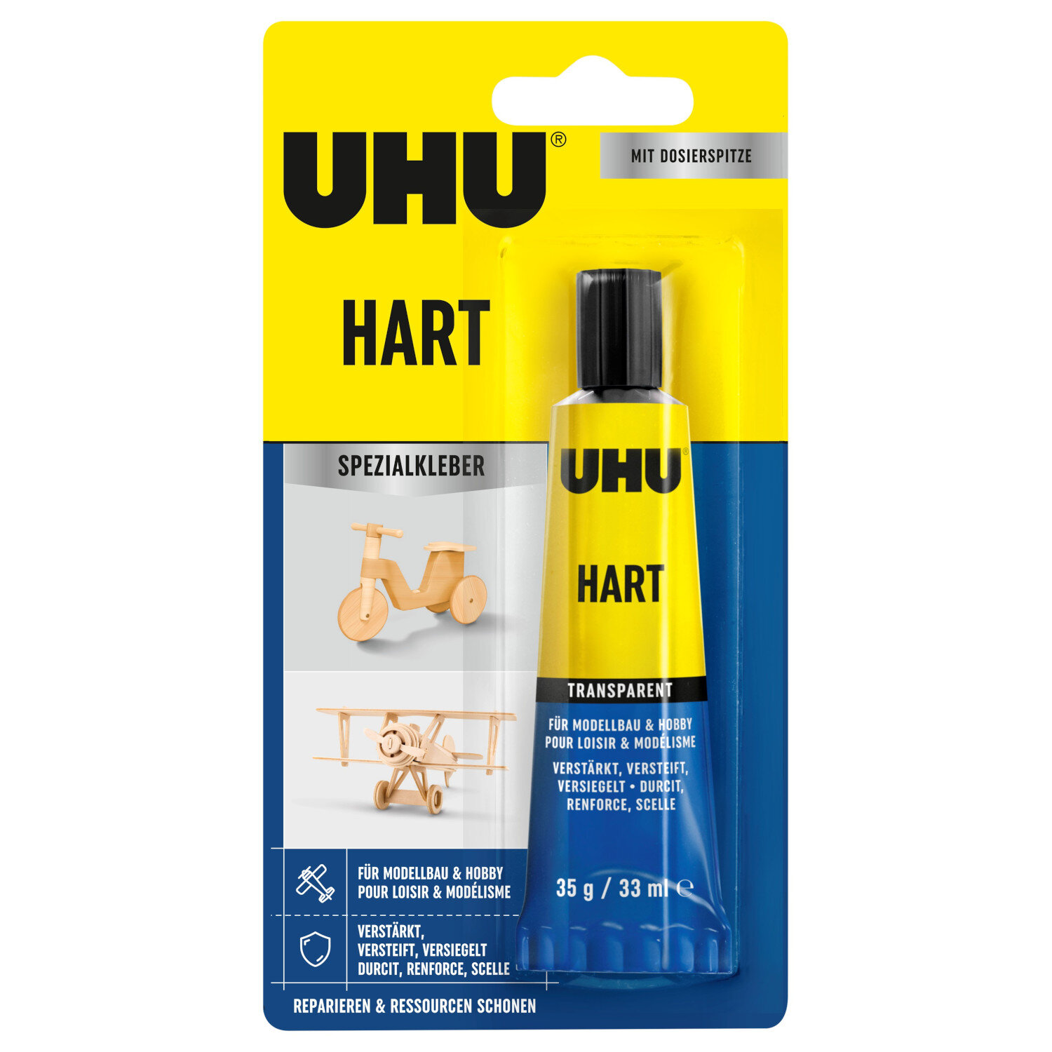 UHU hart Tube 35g von Eberhard Faber Vertrieb 