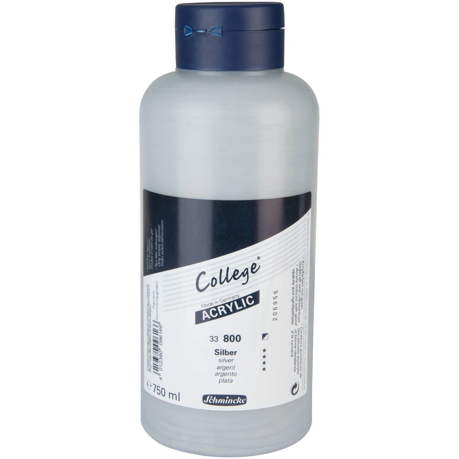 Schmincke College Studienacrylfarbe 750ml Silber 1578935