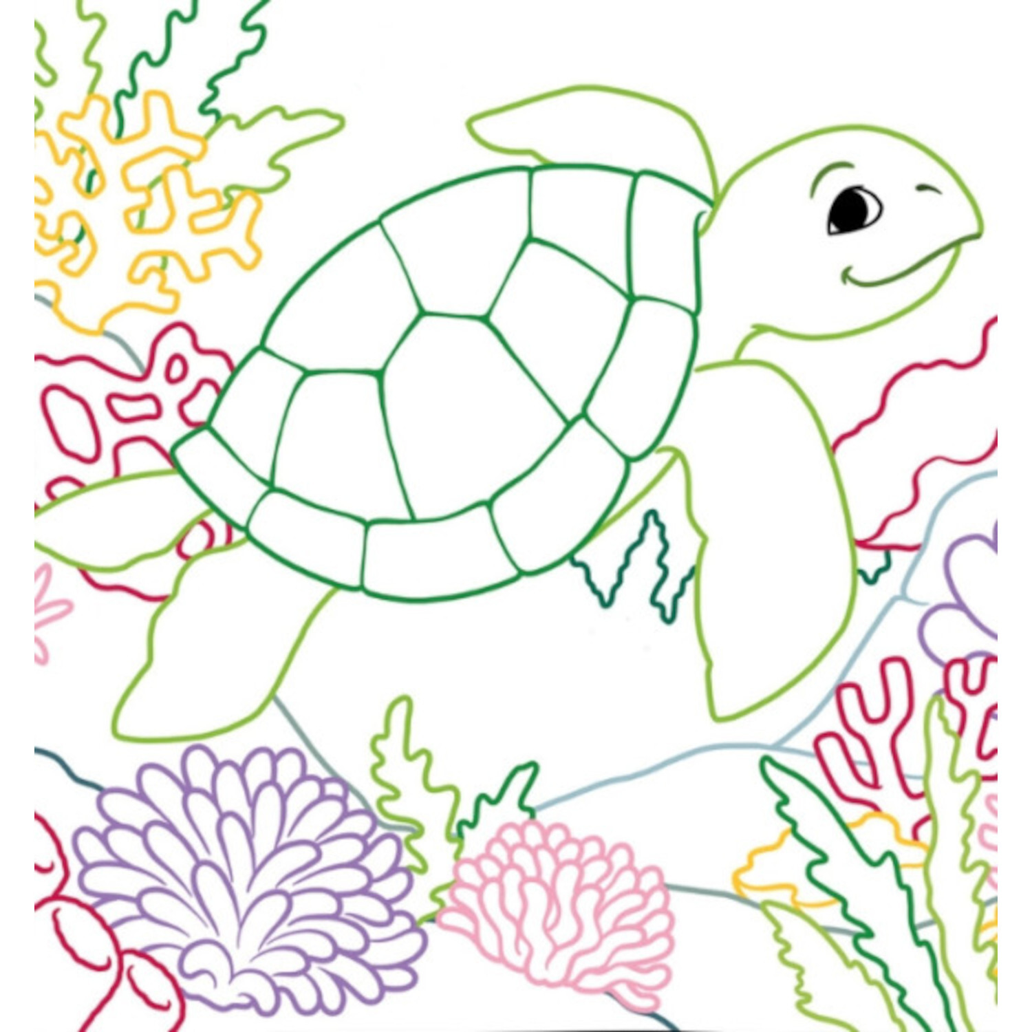 Zauberpapier Malbuch - Strand und Meer von frechverlag