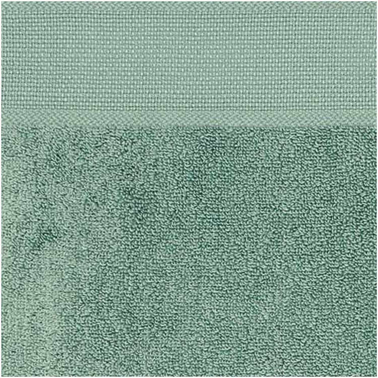 Duschtuch 70x140cm in Meergrün von Rico Design, zeigt weiche Textur und elegantes Design.