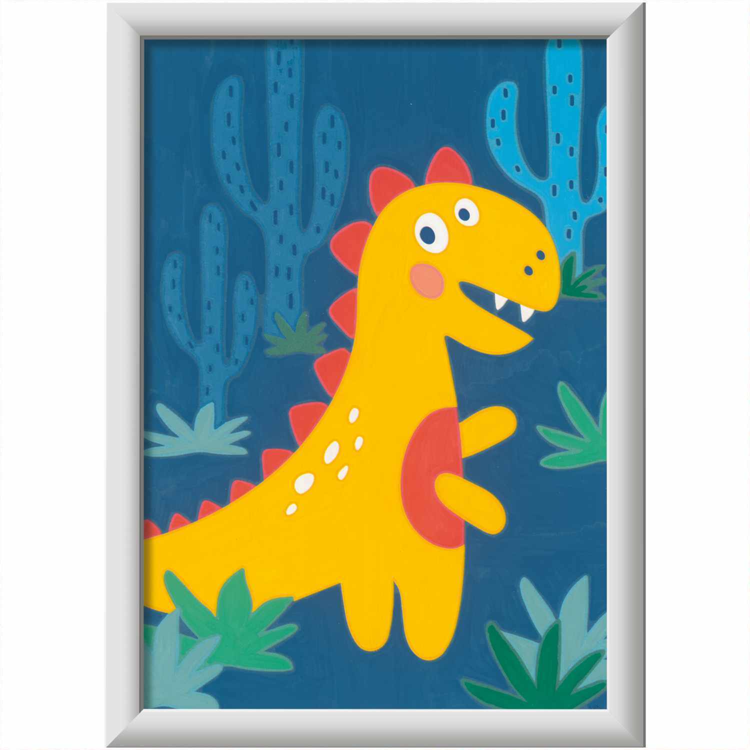 Malen nach Zahlen Frecher Dinosaurier