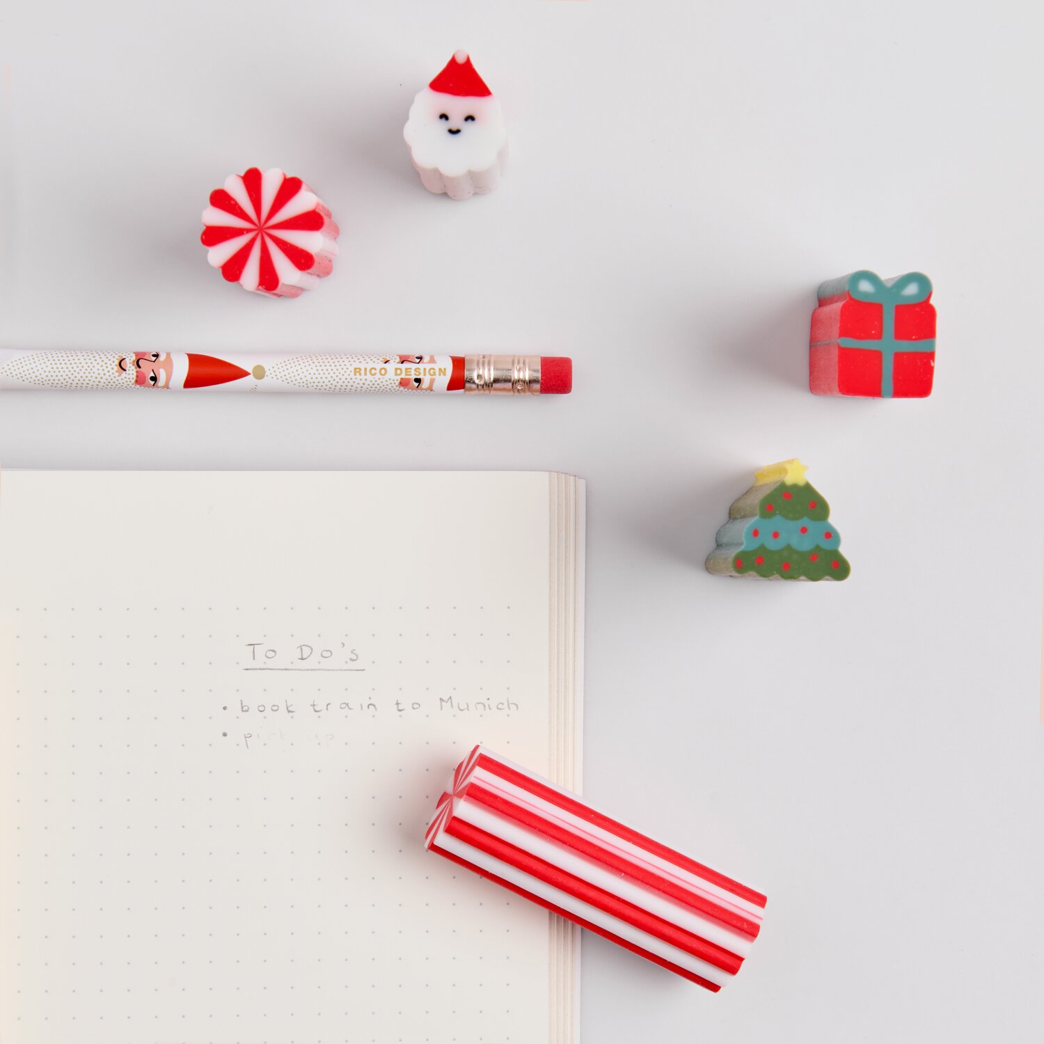 Paper Poetry Radiergummi Advent Weihnachtsbaum 2x2,1x6cm von Rico Design