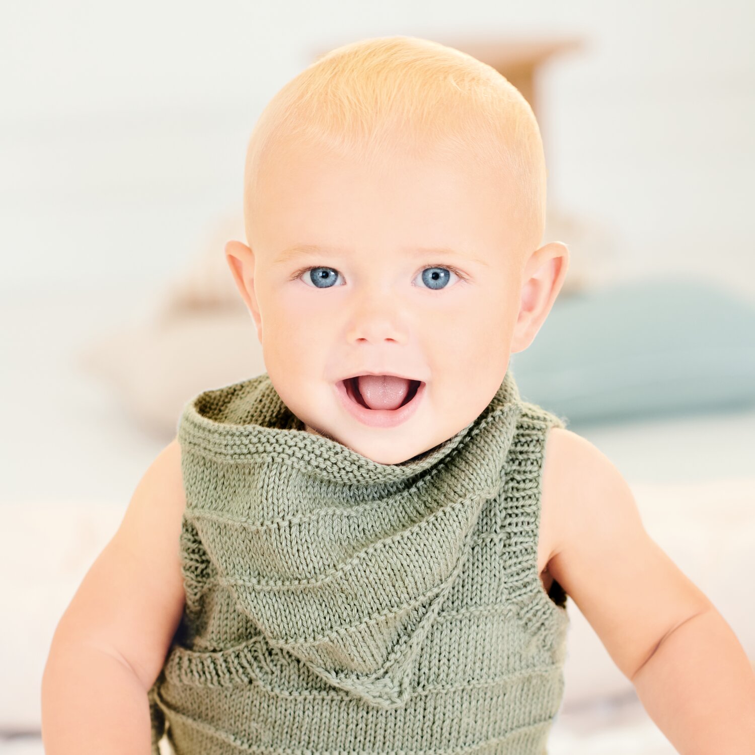 Strickset Tuch Modell 10 aus Baby 043 von Rico Design