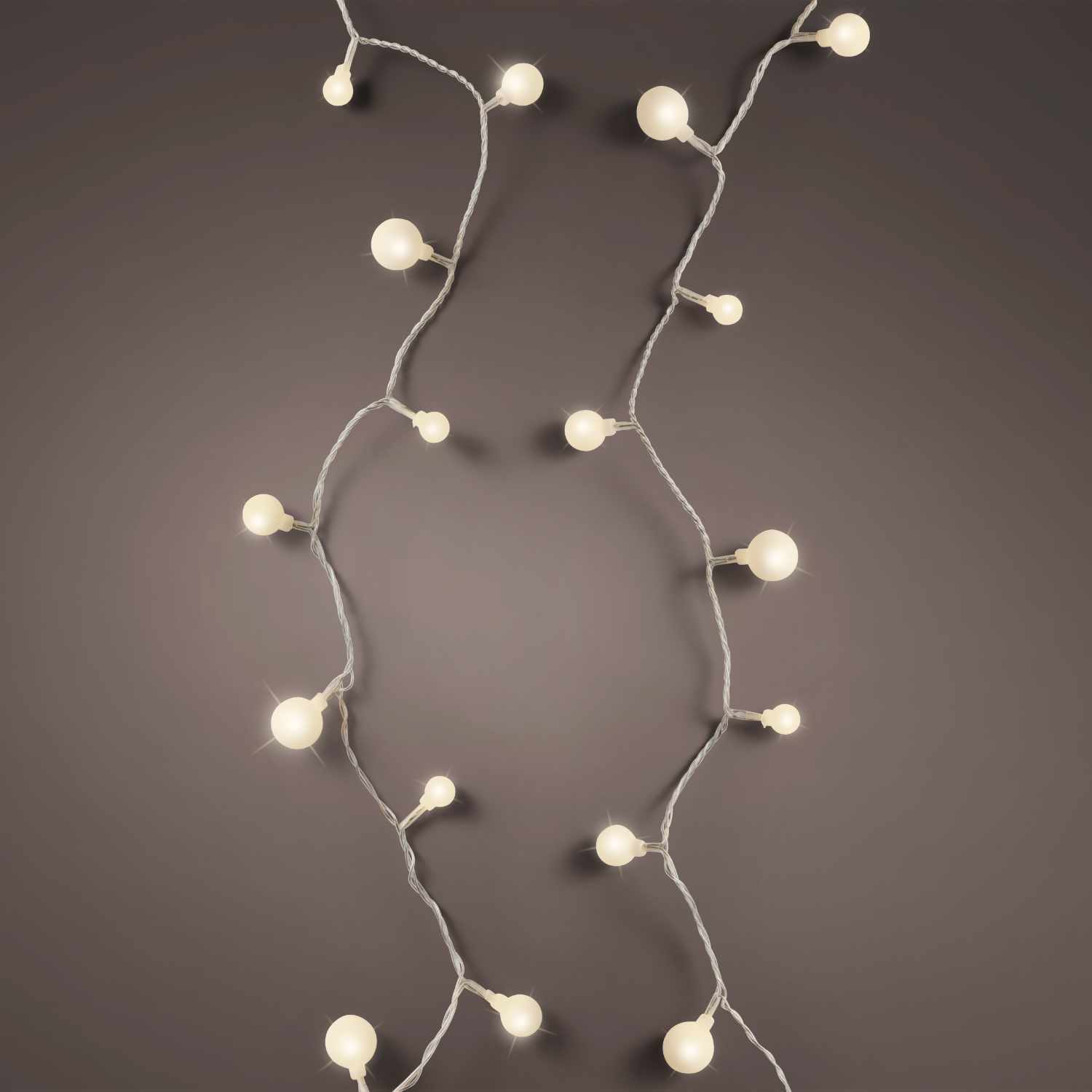 LED-Cherrybeleuchtung warmweiß 9m