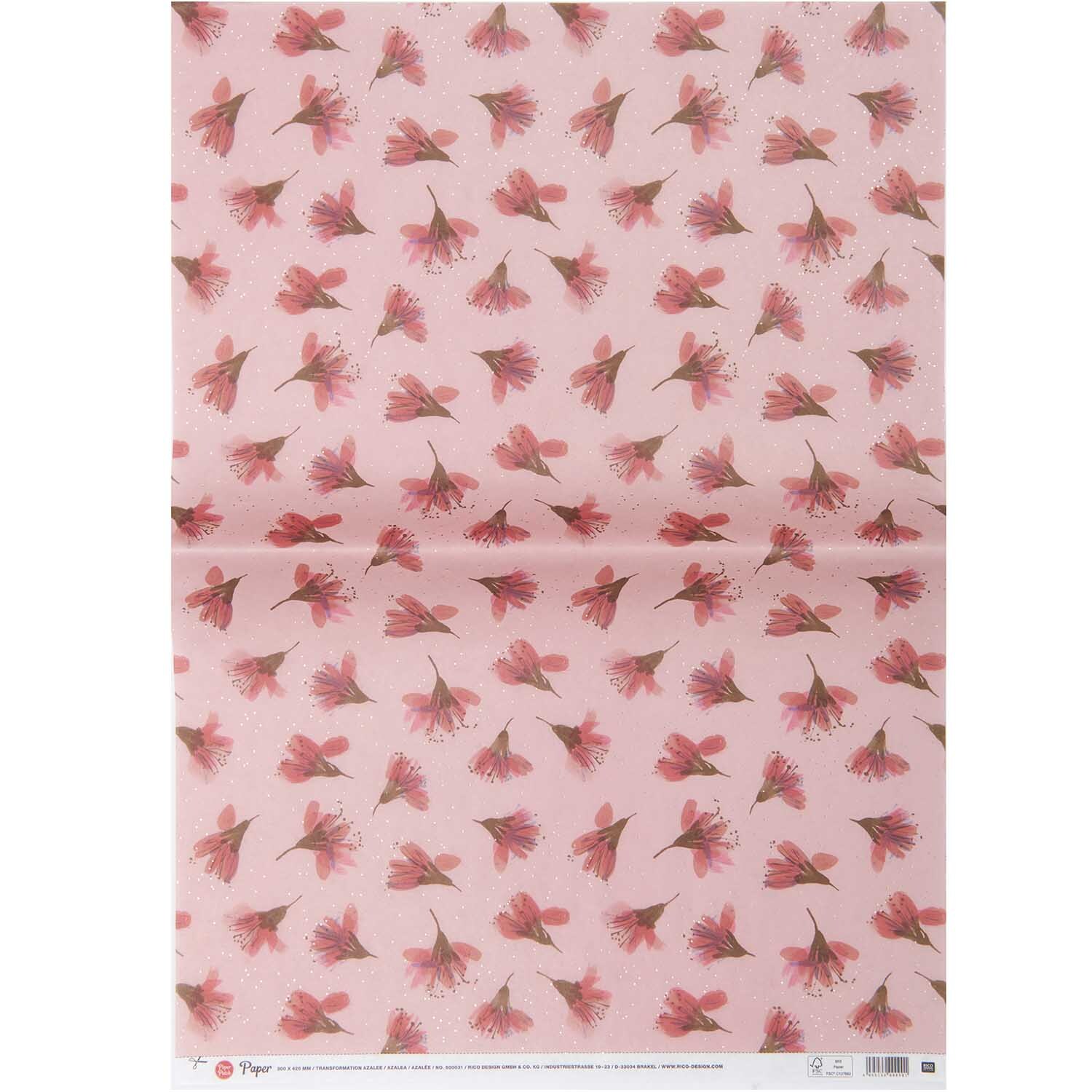 Paper Poetry Paper Patch Papier Azalee 30x42cm Paper Poetry Paper Patch Papier Azalee 30x42cm