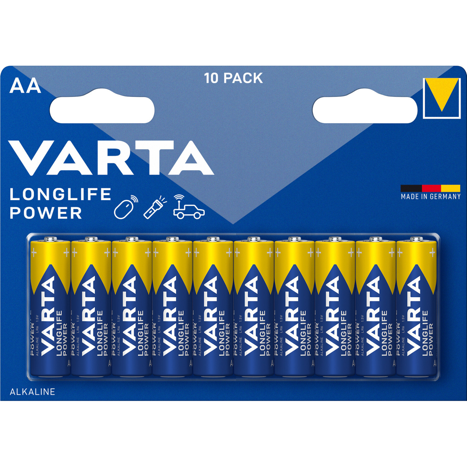 AA Batterien Varta Longlife Power 10 Stück AA Batterien Varta Longlife Power 10 Stück