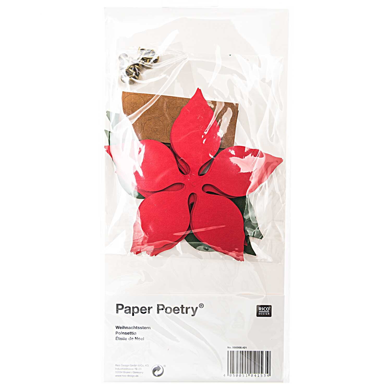 Paper Poetry Bastelset Weihnachtssterne 15x31cm 16 Stück Paper Poetry Bastelset Weihnachtssterne 15x31cm 16 Stück