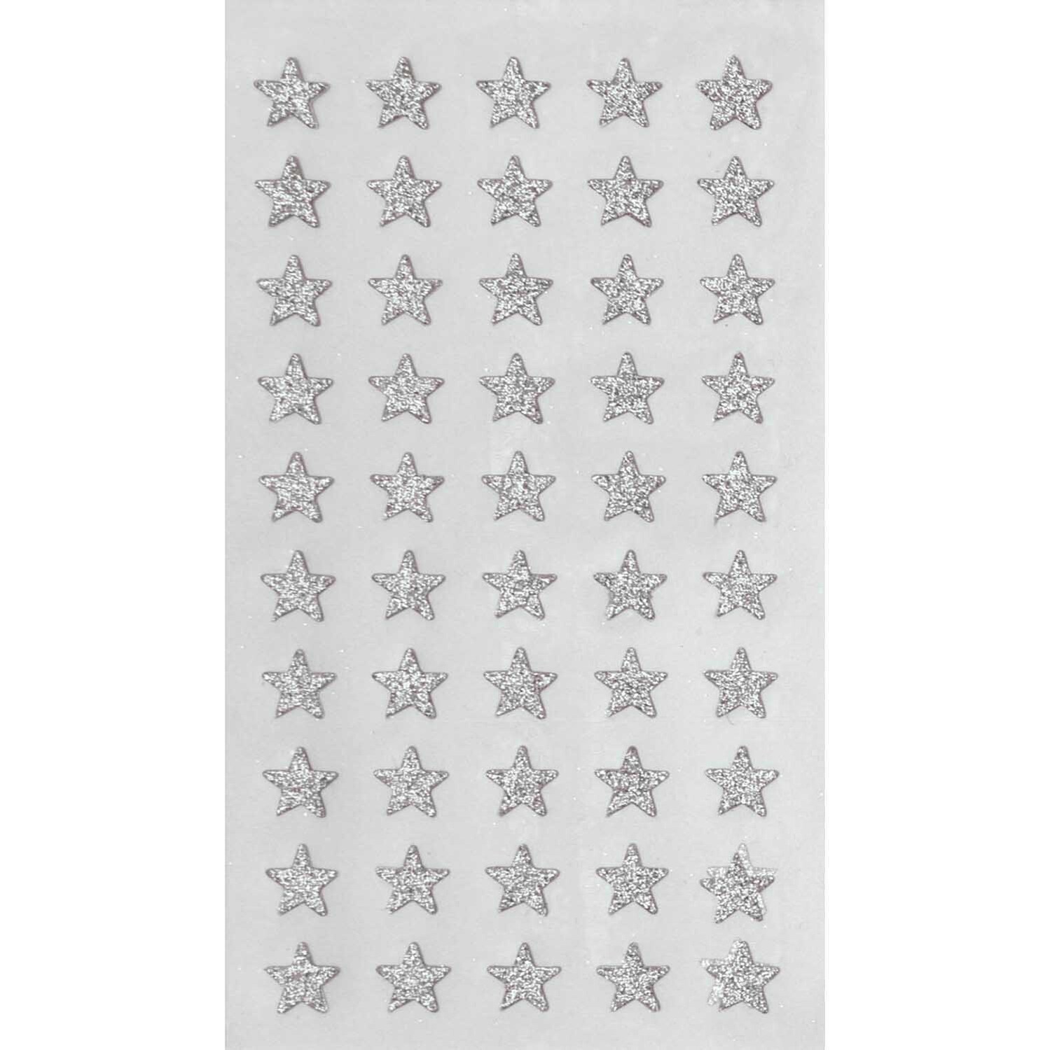 Paper Poetry Sticker Sterne Glitter silber 4 Blatt Paper Poetry Sticker Sterne Glitter silber 4 Blatt