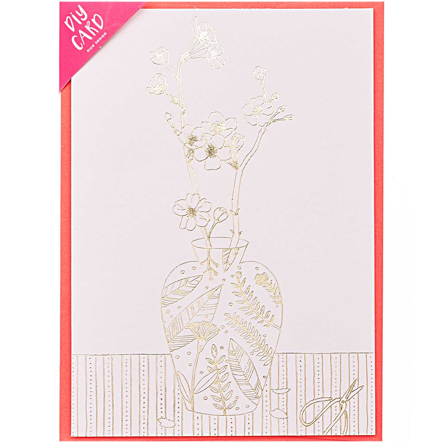 Paper Poetry Grußkartenset Hygge Kirschblüten von Rico Design
