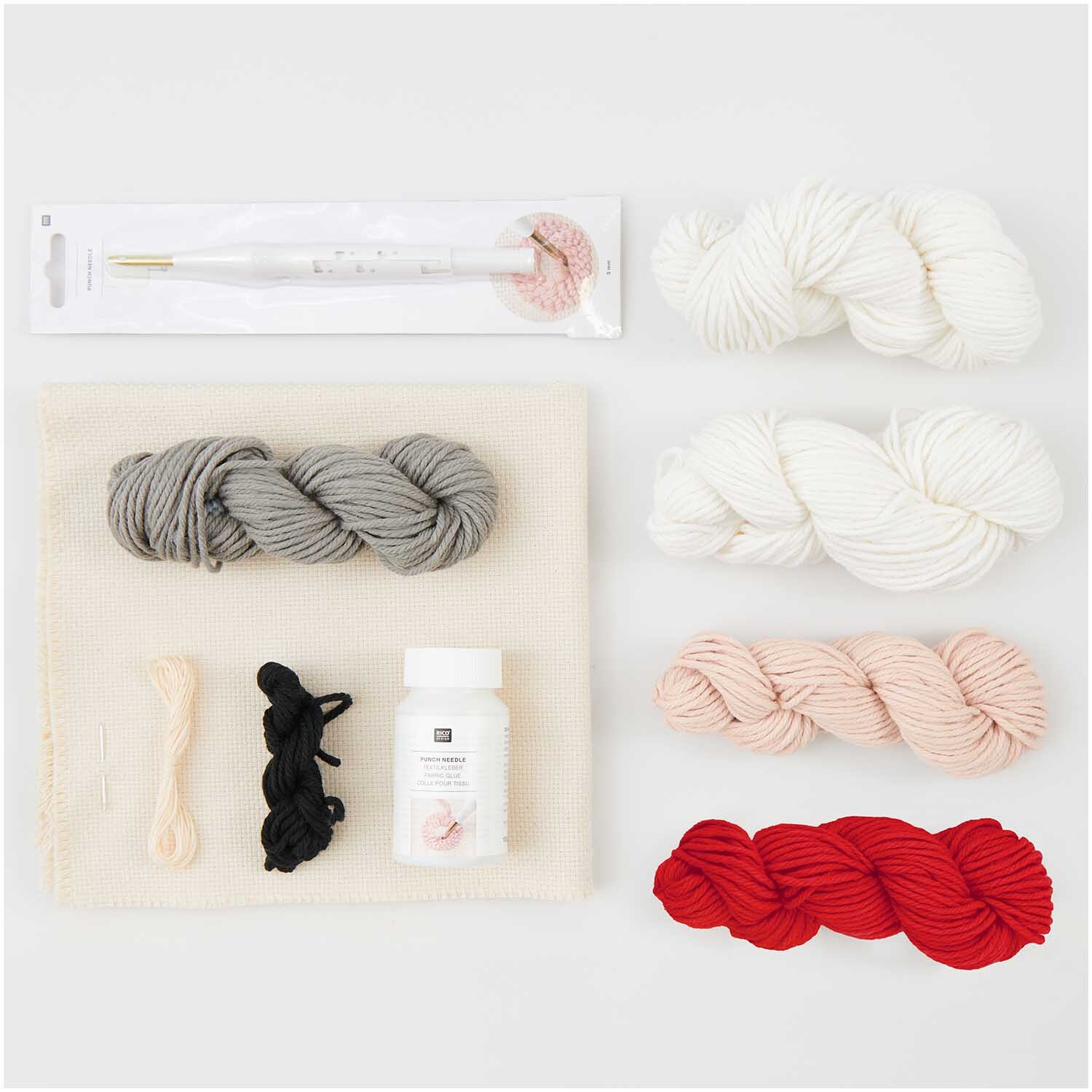 Punch Needle Packung Kissen Santa 26x39cm von Rico Design Punch Needle Packung Kissen Santa 26x39cm von Rico Design