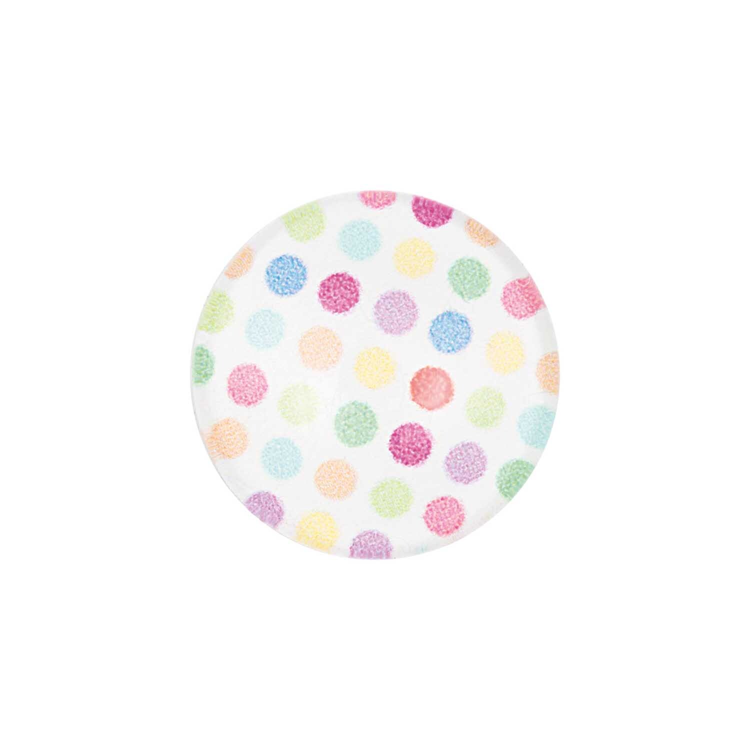 Cabochon Punkte pastell 12mm Glas von Rico Design