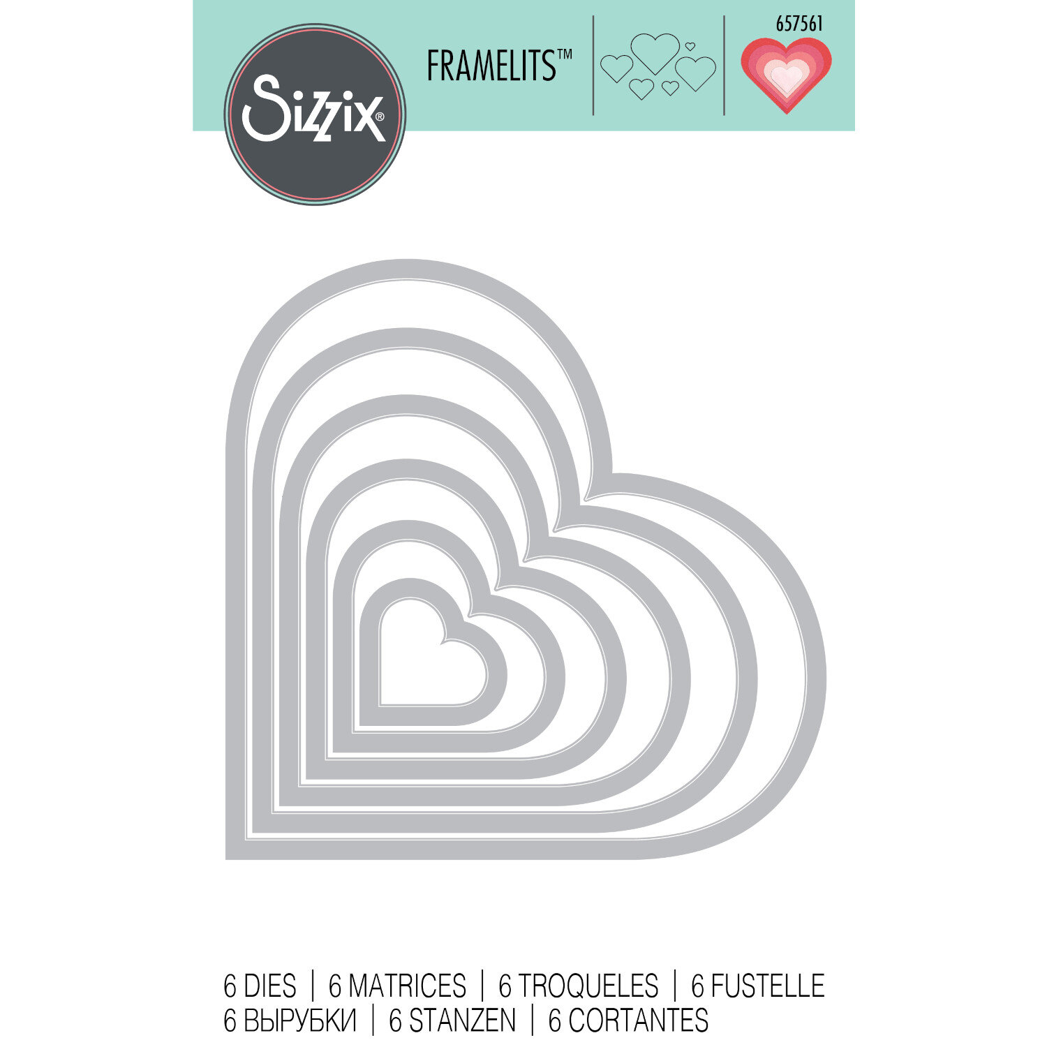 Framelits Die Set Hearts von idee. Creativmarkt