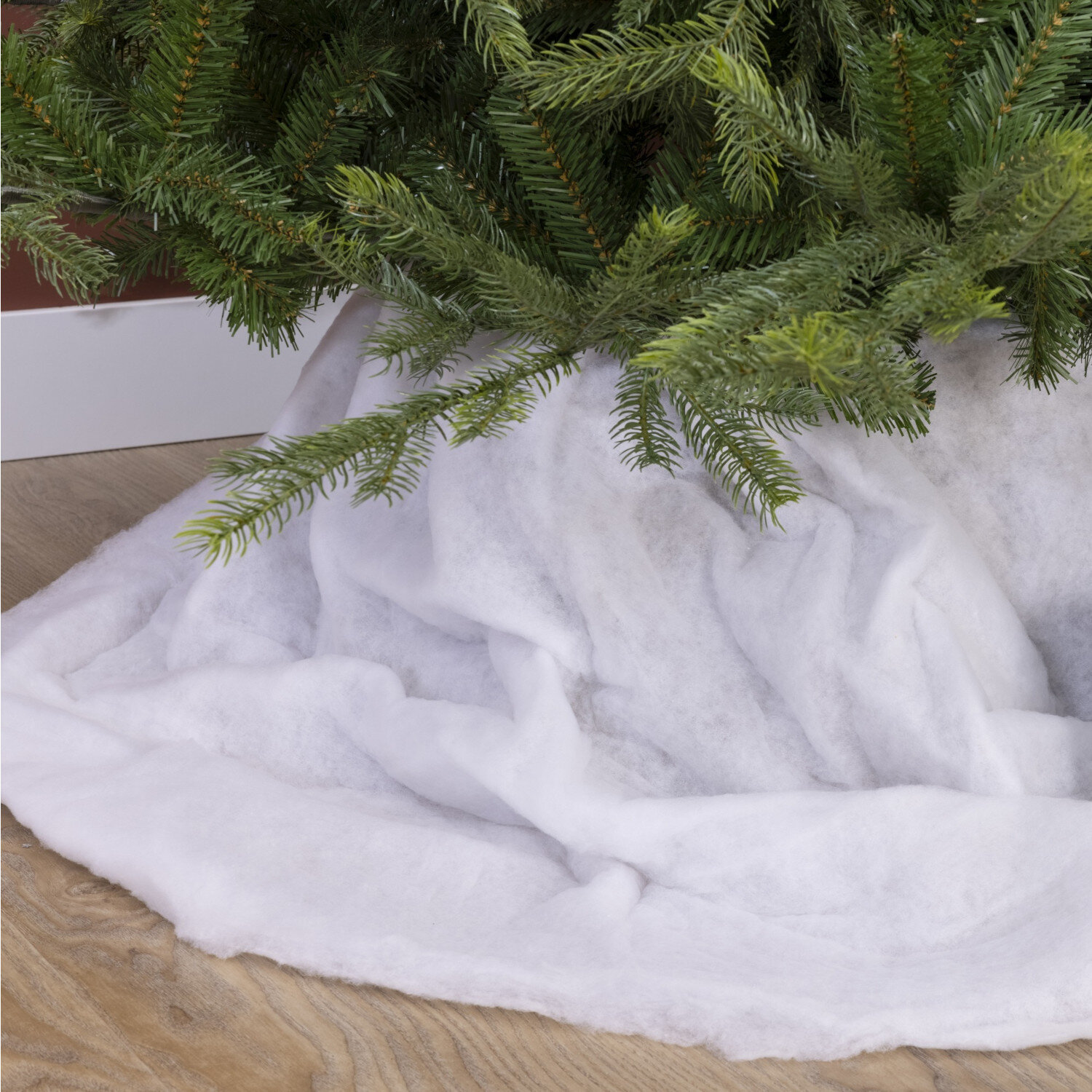 Schneeteppich Polyester Weiß 120x80x1cm von Kaemingk 