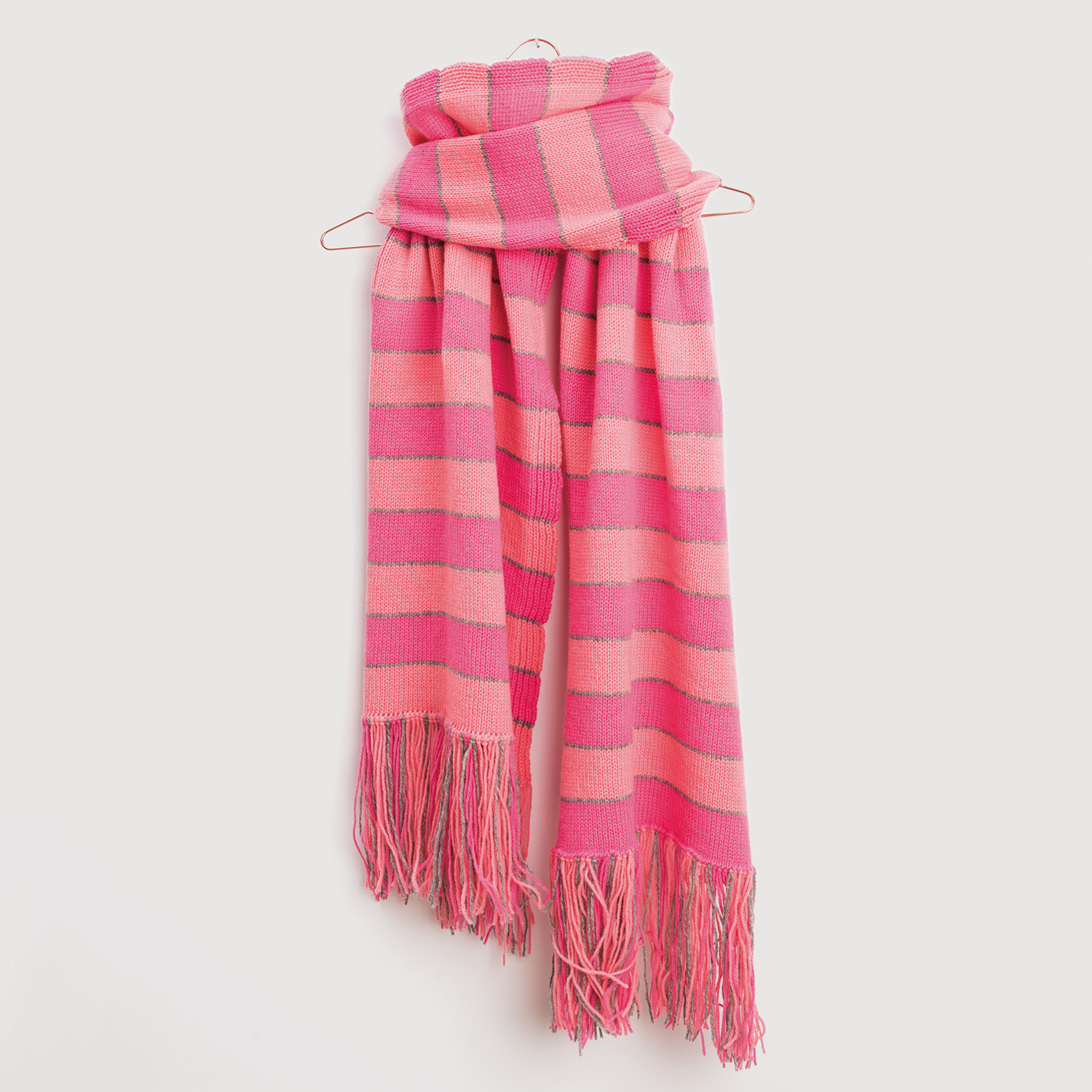 Strickanleitung Schal aus Luxury Super 100 Superfine Wool dk von Rico Design