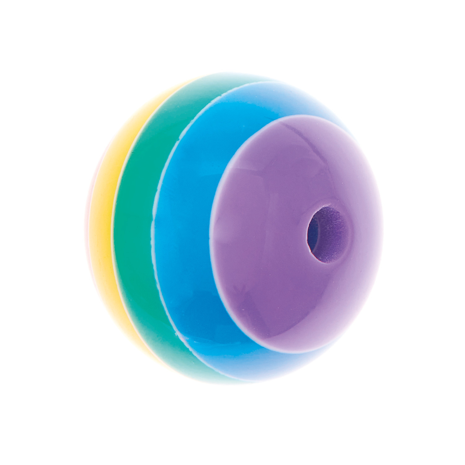 itoshii Regenbogen Perle rund 18mm 1 Stück itoshii Regenbogen Perle rund 18mm 1 Stück