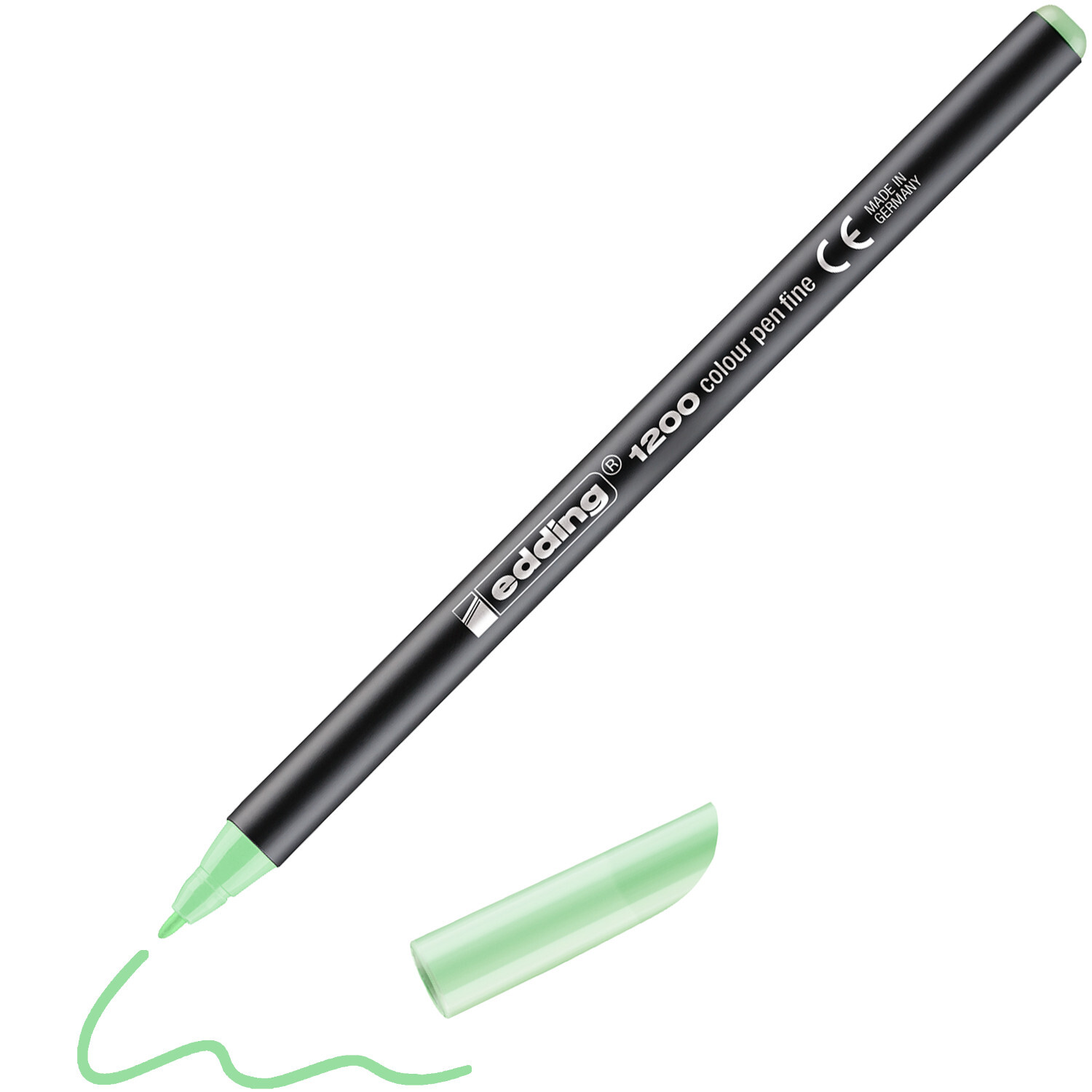 1200 colour pen 0,5-1mm Farbe Apple Sorbet von edding International 1200 colour pen 0,5-1mm, edding, Apple Sorbet: Grüner Stift mit abnehmbarer Kappe, ideal zum Zeichnen.
